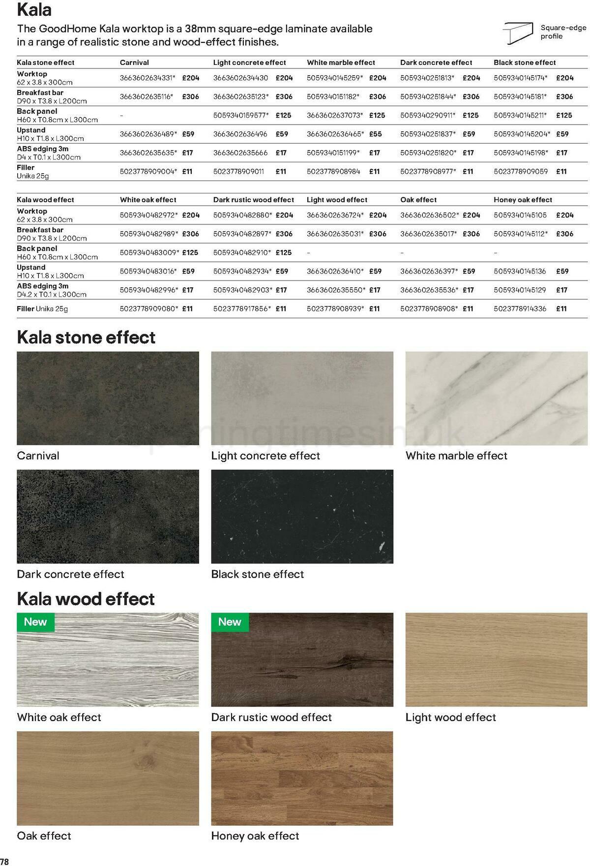 B&Q Kitchens Product & Cabinetry Guide Offers from 16 June