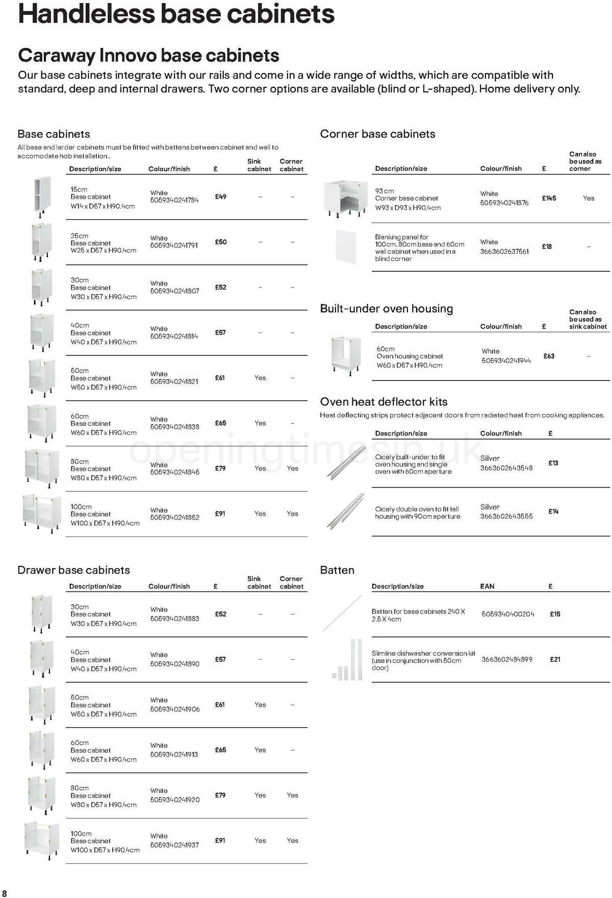 B&Q Kitchens Product & Cabinetry Guide Offers from 16 June