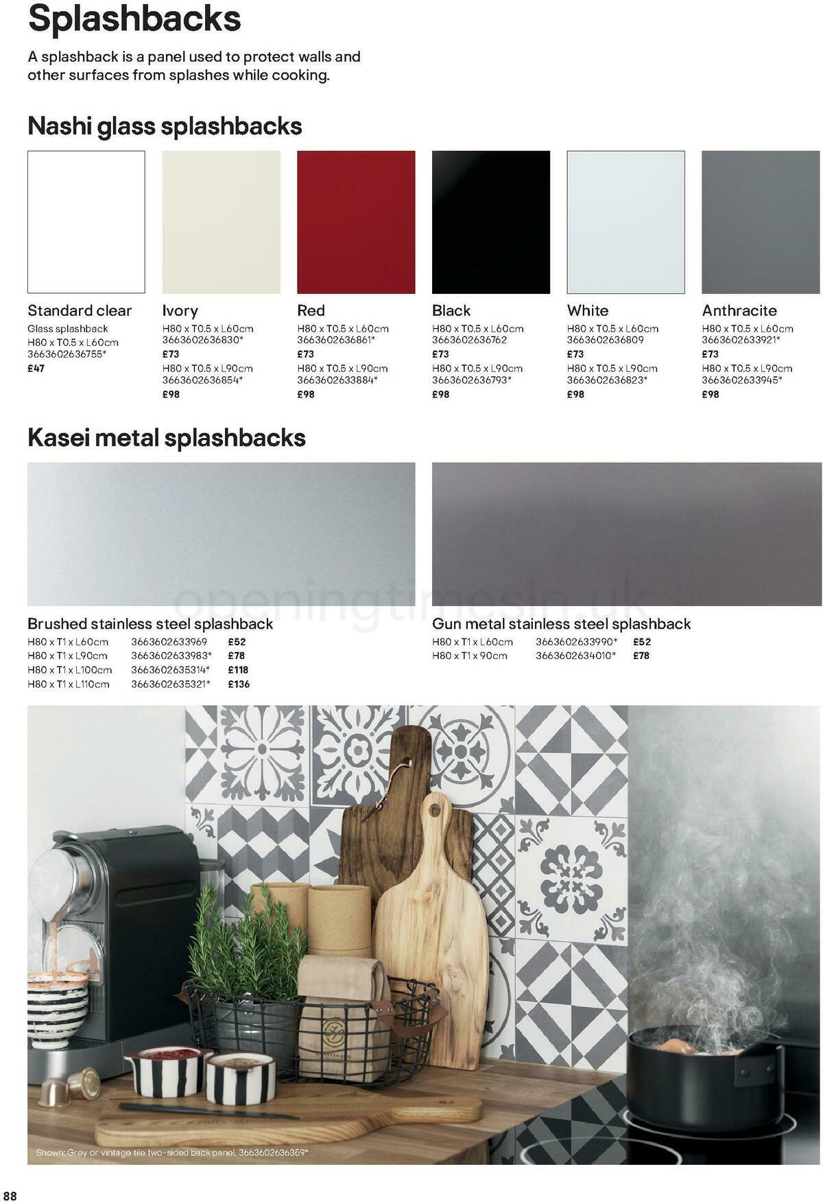 B&Q Kitchens Product & Cabinetry Guide Offers from 16 June