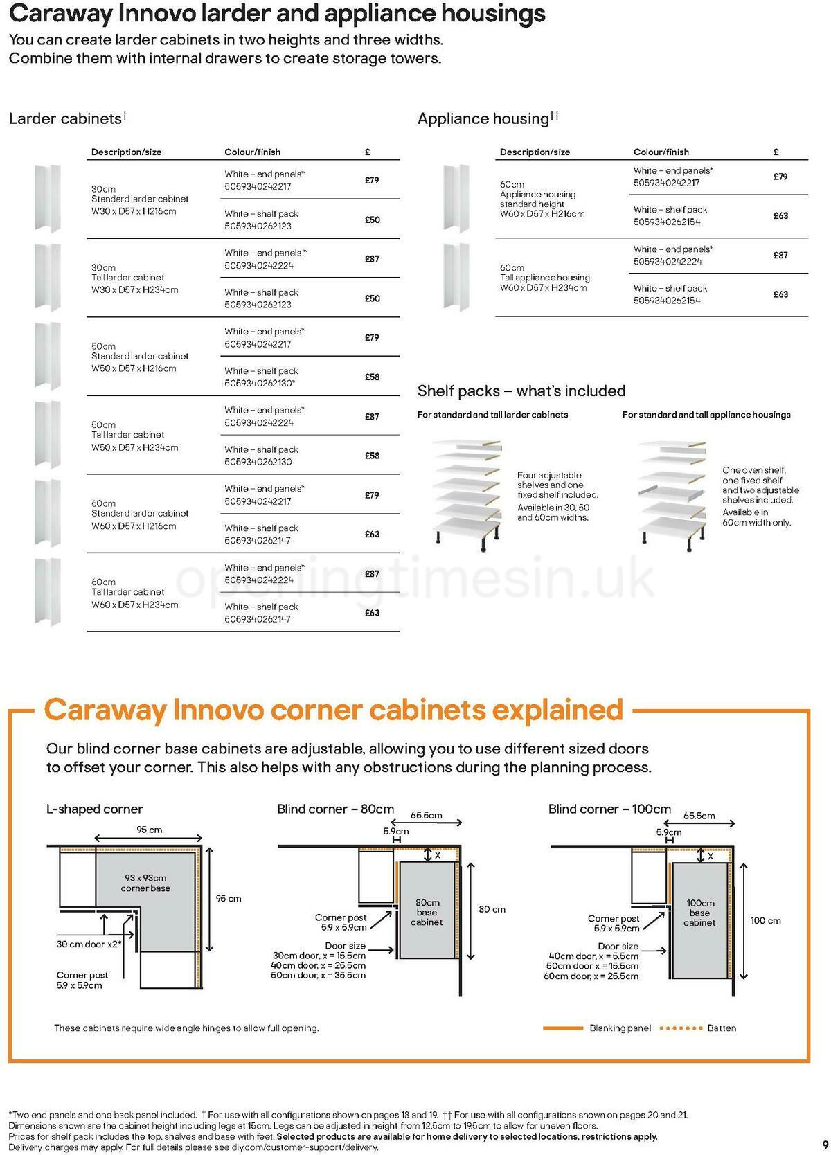 B&Q Kitchens Product & Cabinetry Guide Offers from 16 June