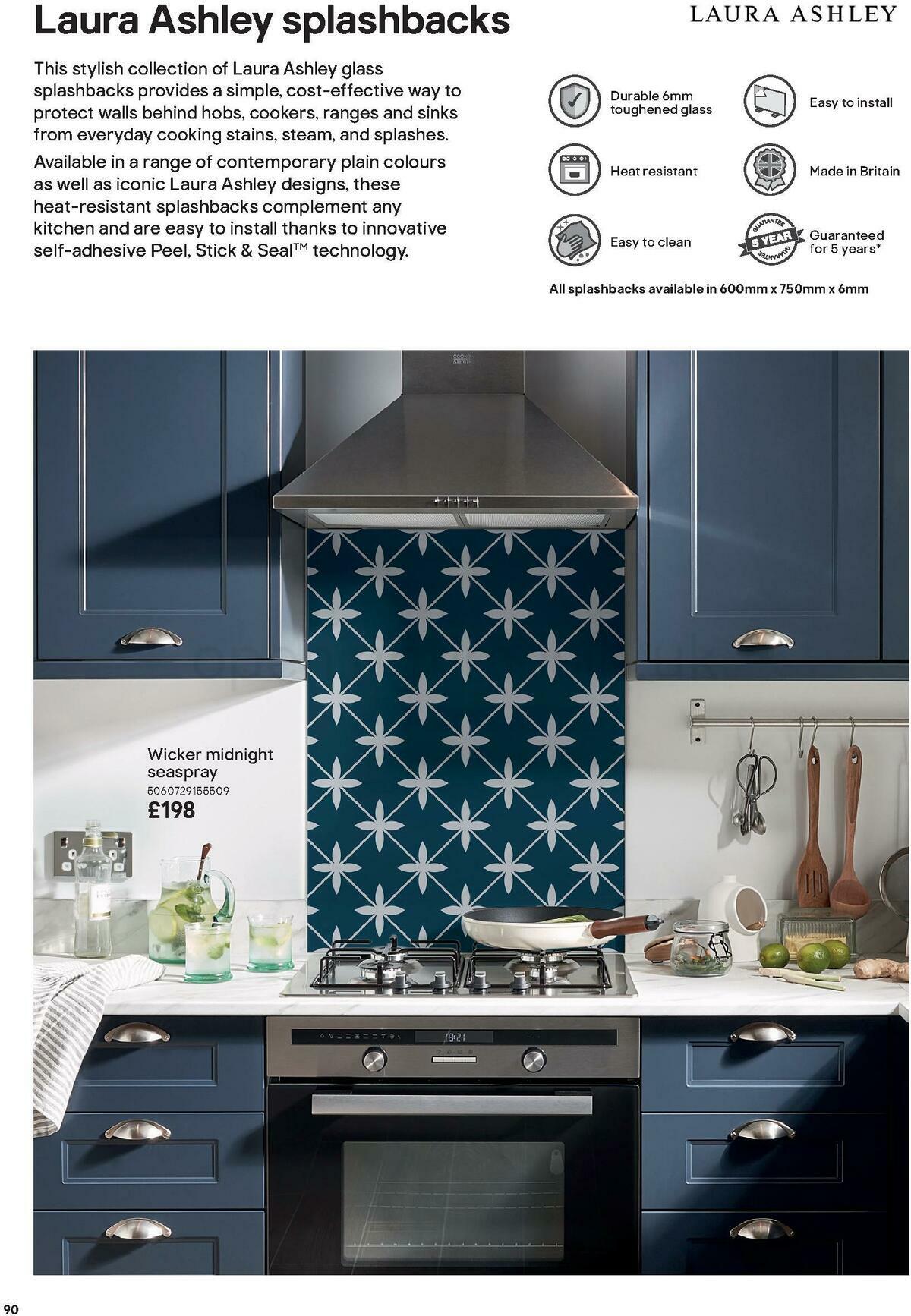B&Q Kitchens Product & Cabinetry Guide Offers from 16 June