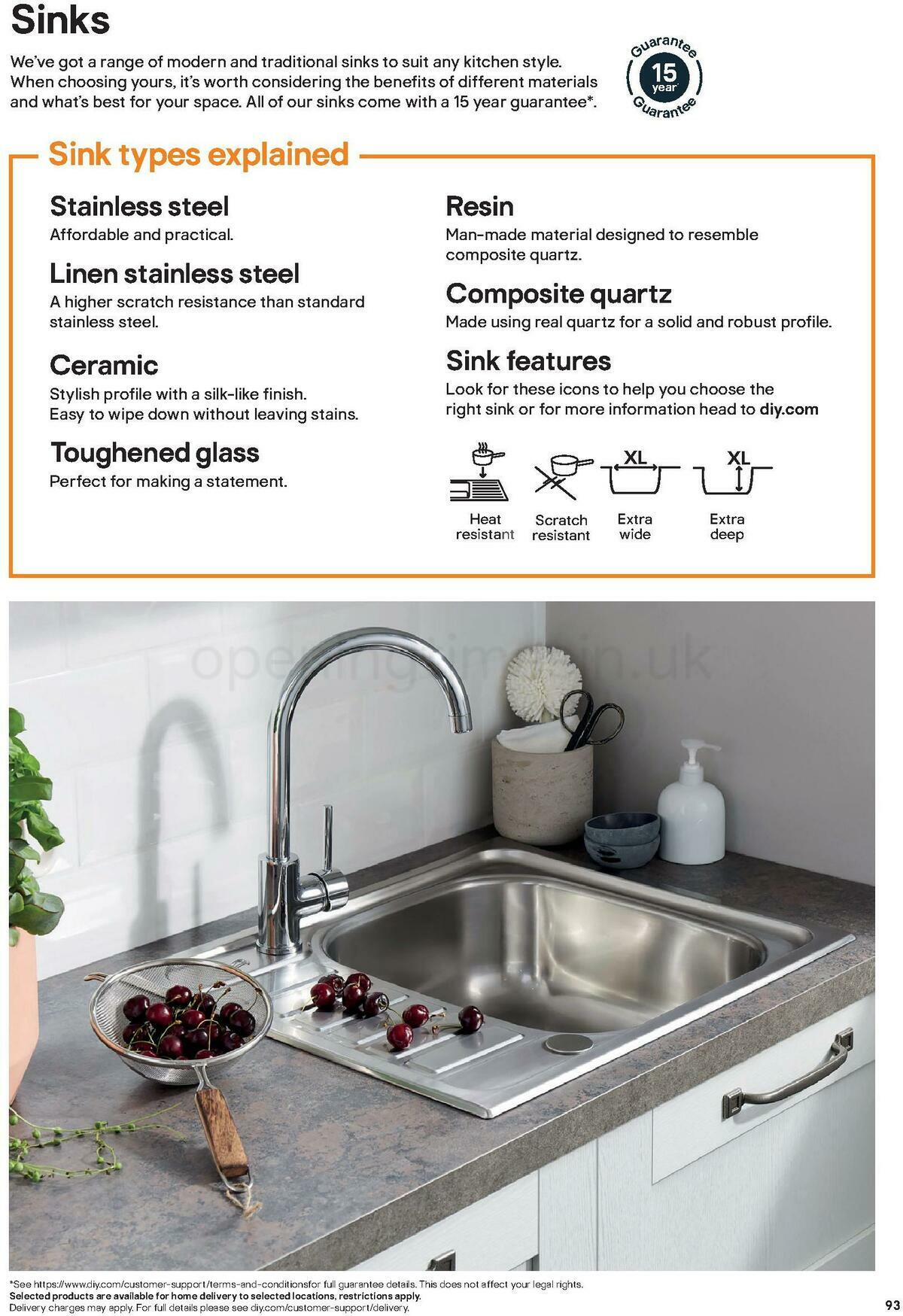 B&Q Kitchens Product & Cabinetry Guide Offers from 16 June