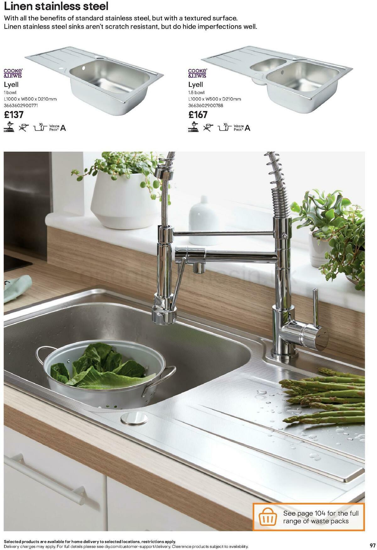 B&Q Kitchens Product & Cabinetry Guide Offers from 16 June