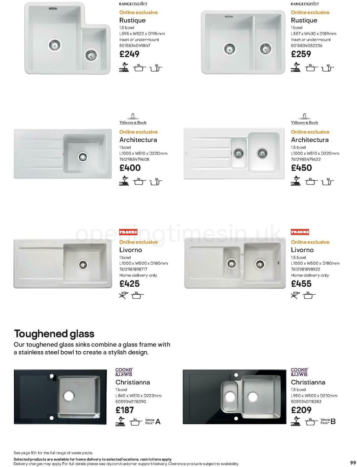 B&Q Kitchens Product & Cabinetry Guide Offers from 16 June