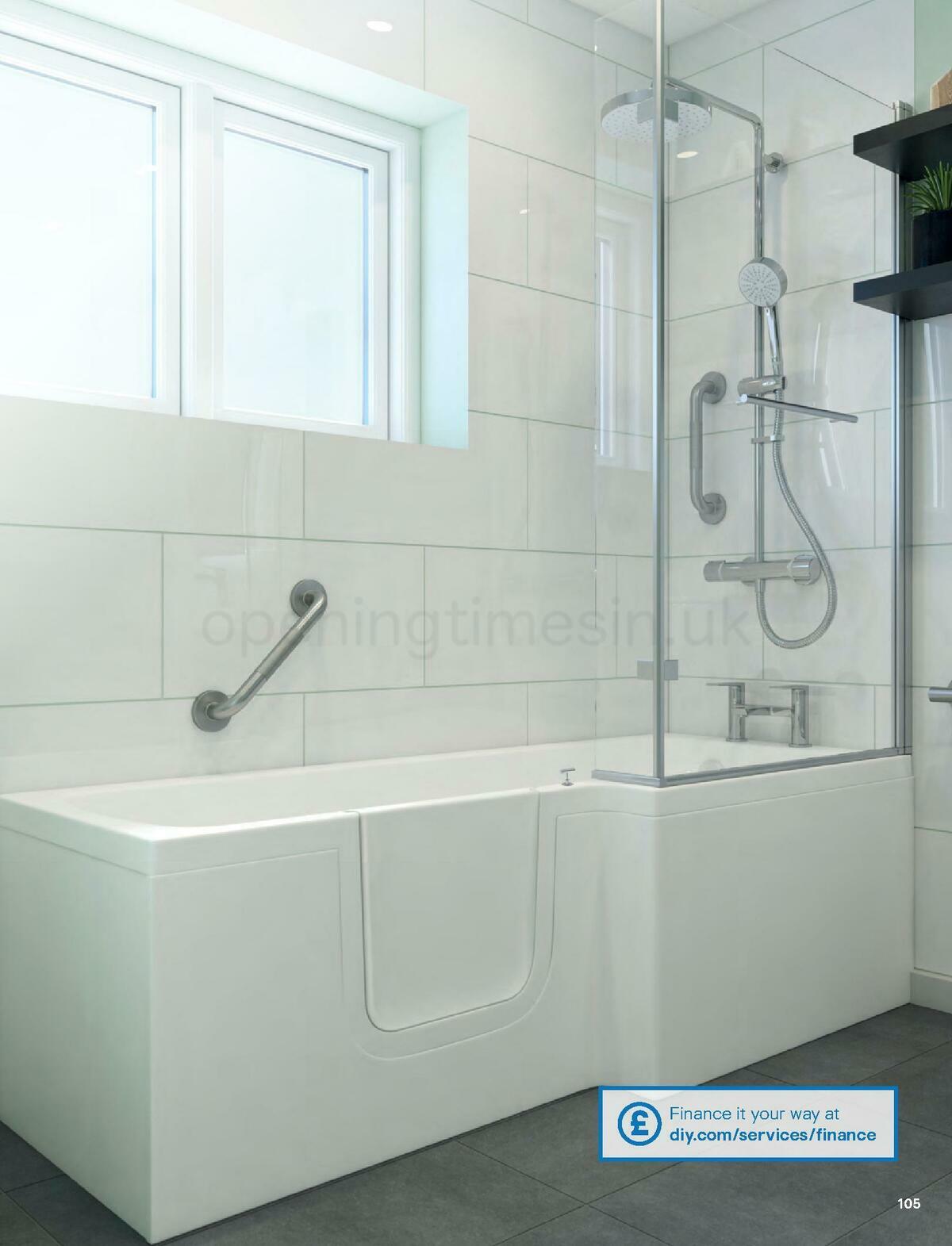 B&Q Bathrooms Offers from 27 June