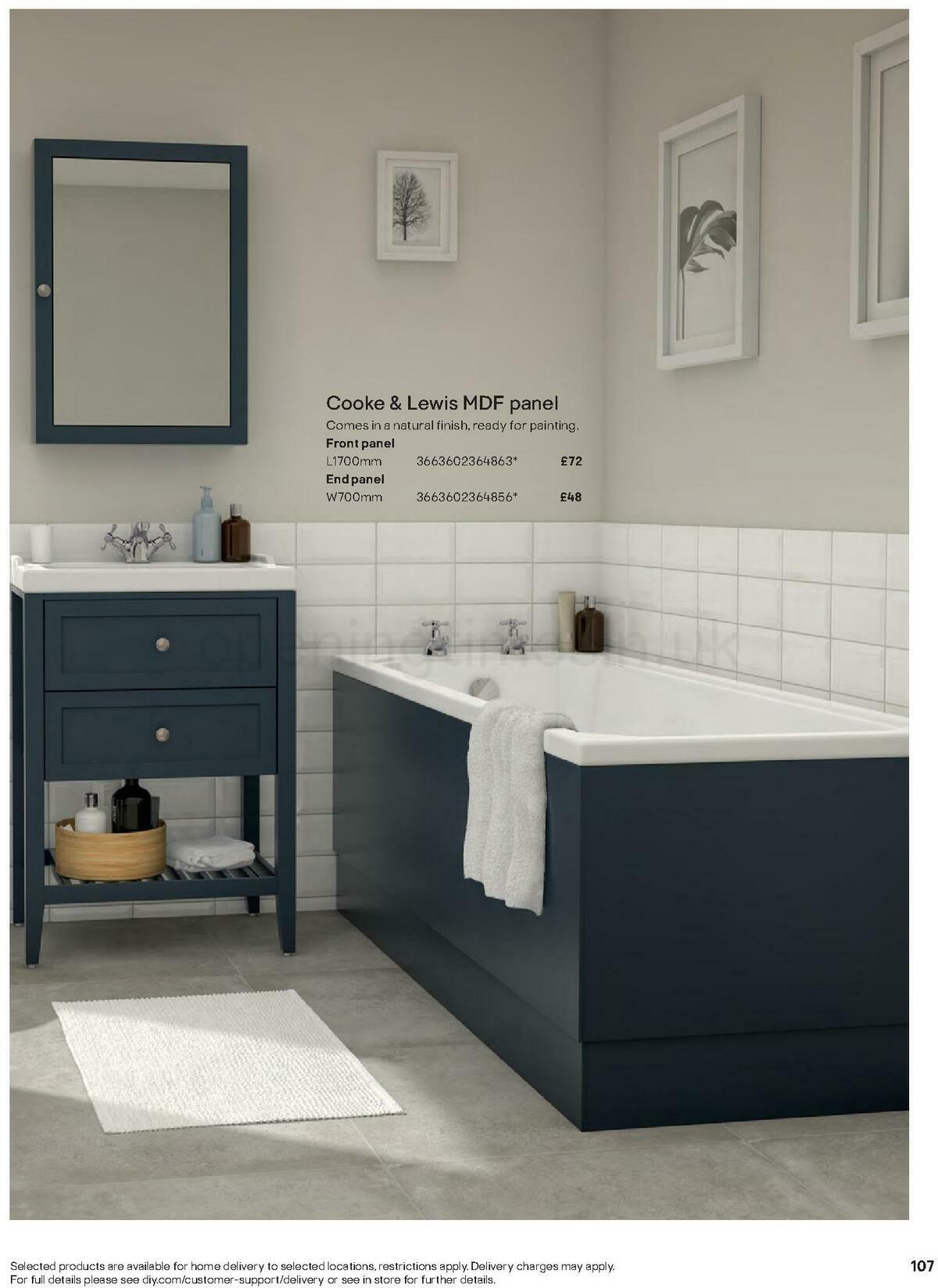 B&Q Bathrooms Offers from 27 June