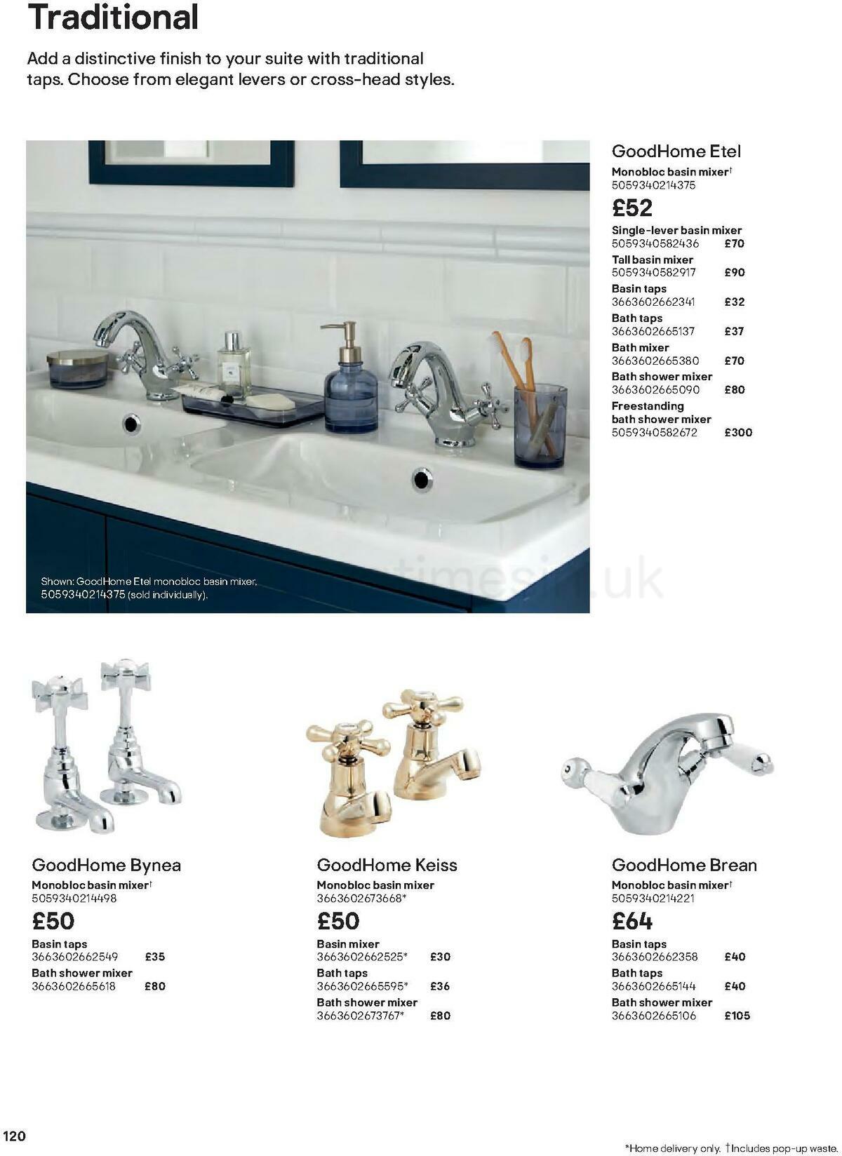 B&Q Bathrooms Offers from 27 June