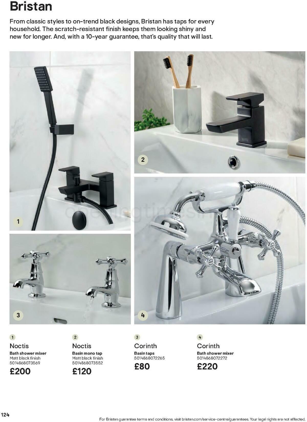 B&Q Bathrooms Offers from 27 June