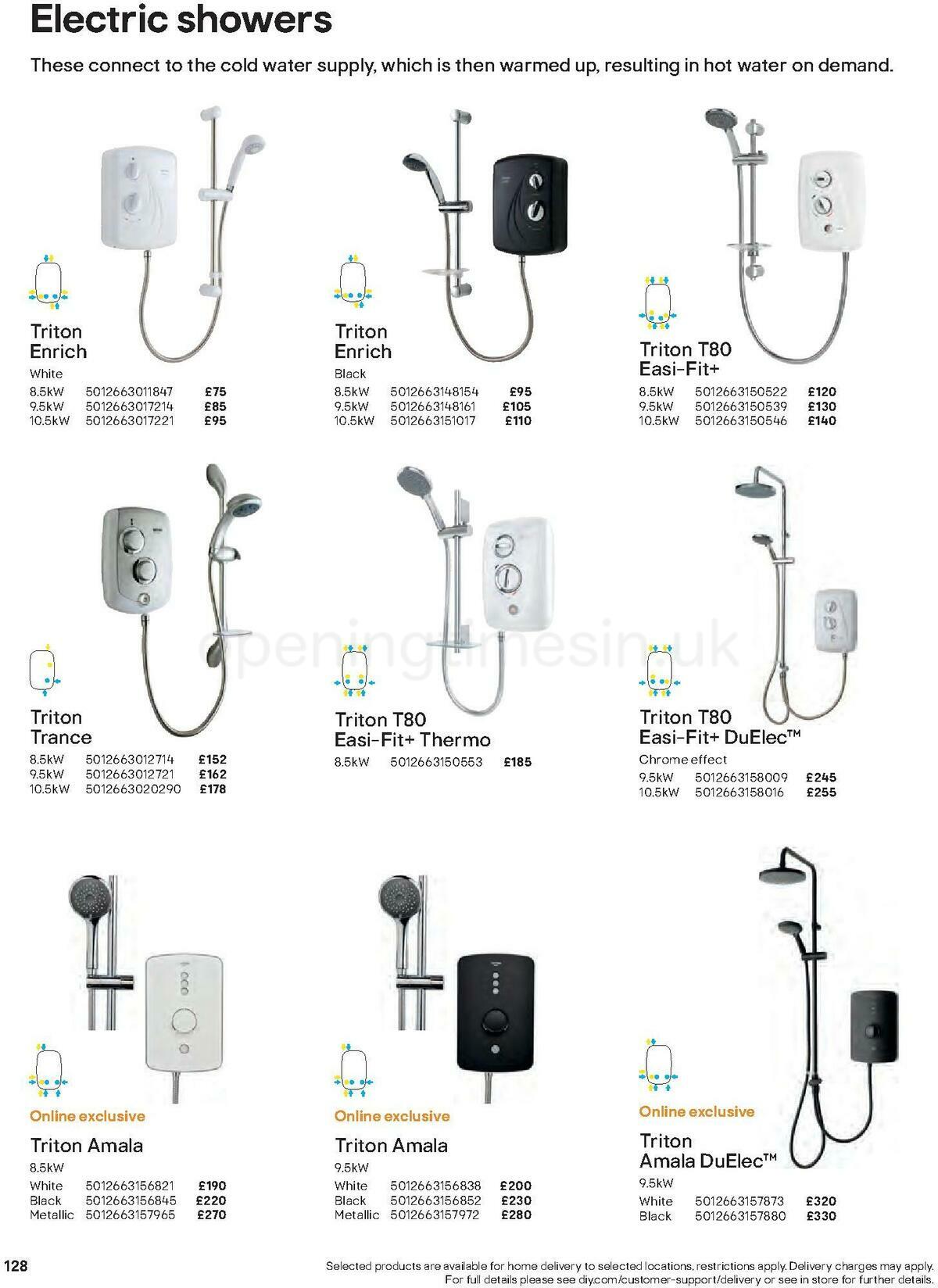B&Q Bathrooms Offers from 27 June