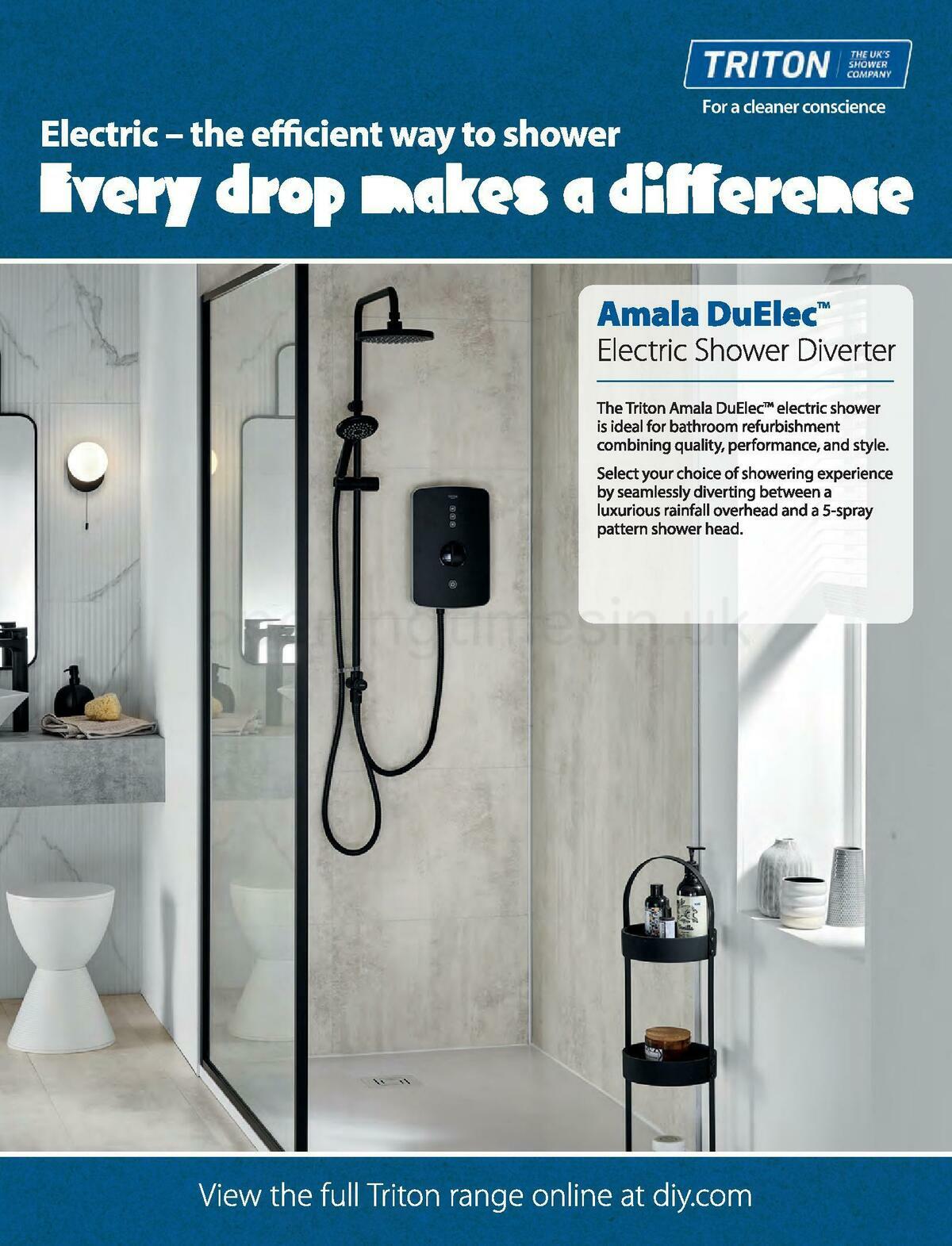 B&Q Bathrooms Offers from 27 June