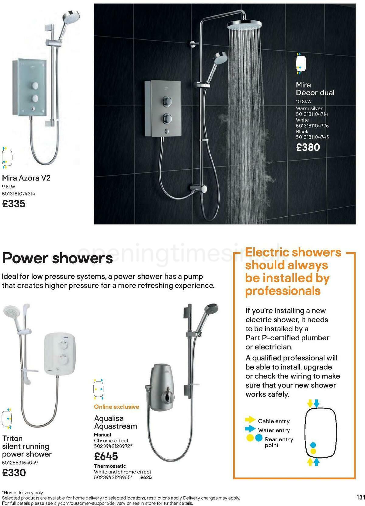 B&Q Bathrooms Offers from 27 June