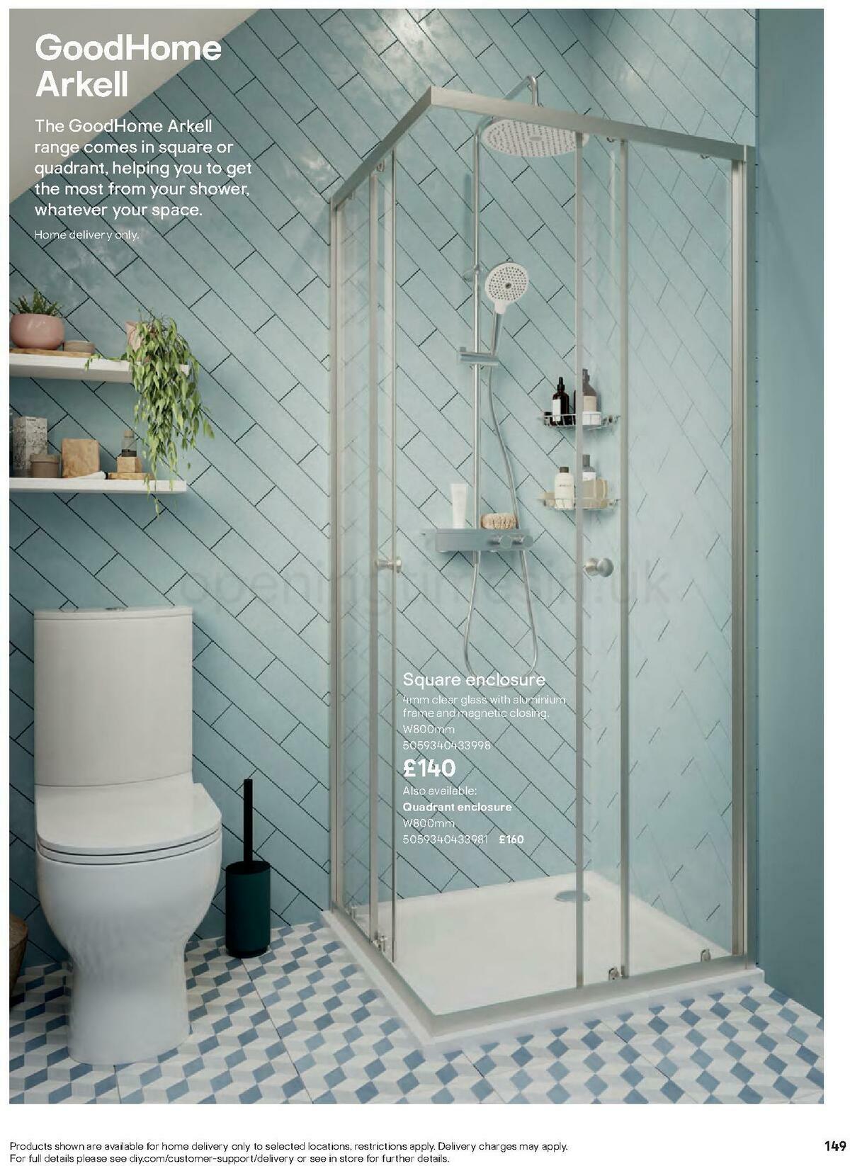 B&Q Bathrooms Offers from 27 June
