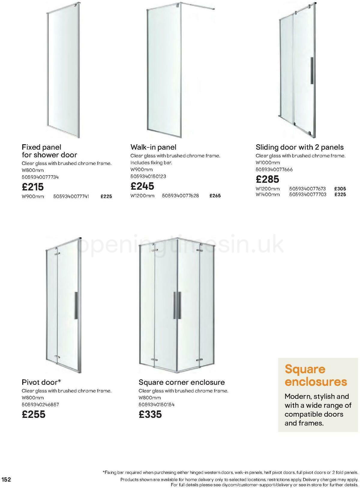 B&Q Bathrooms Offers from 27 June