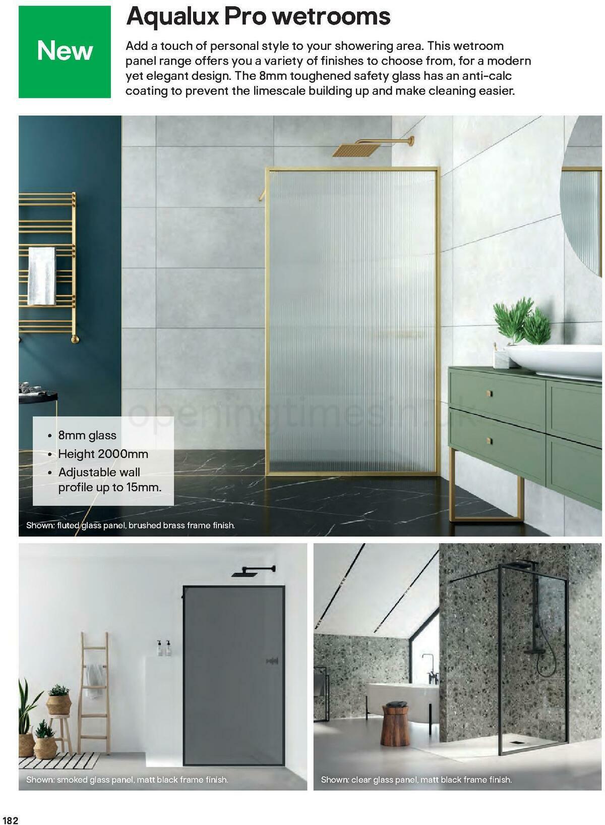 B&Q Bathrooms Offers from 27 June