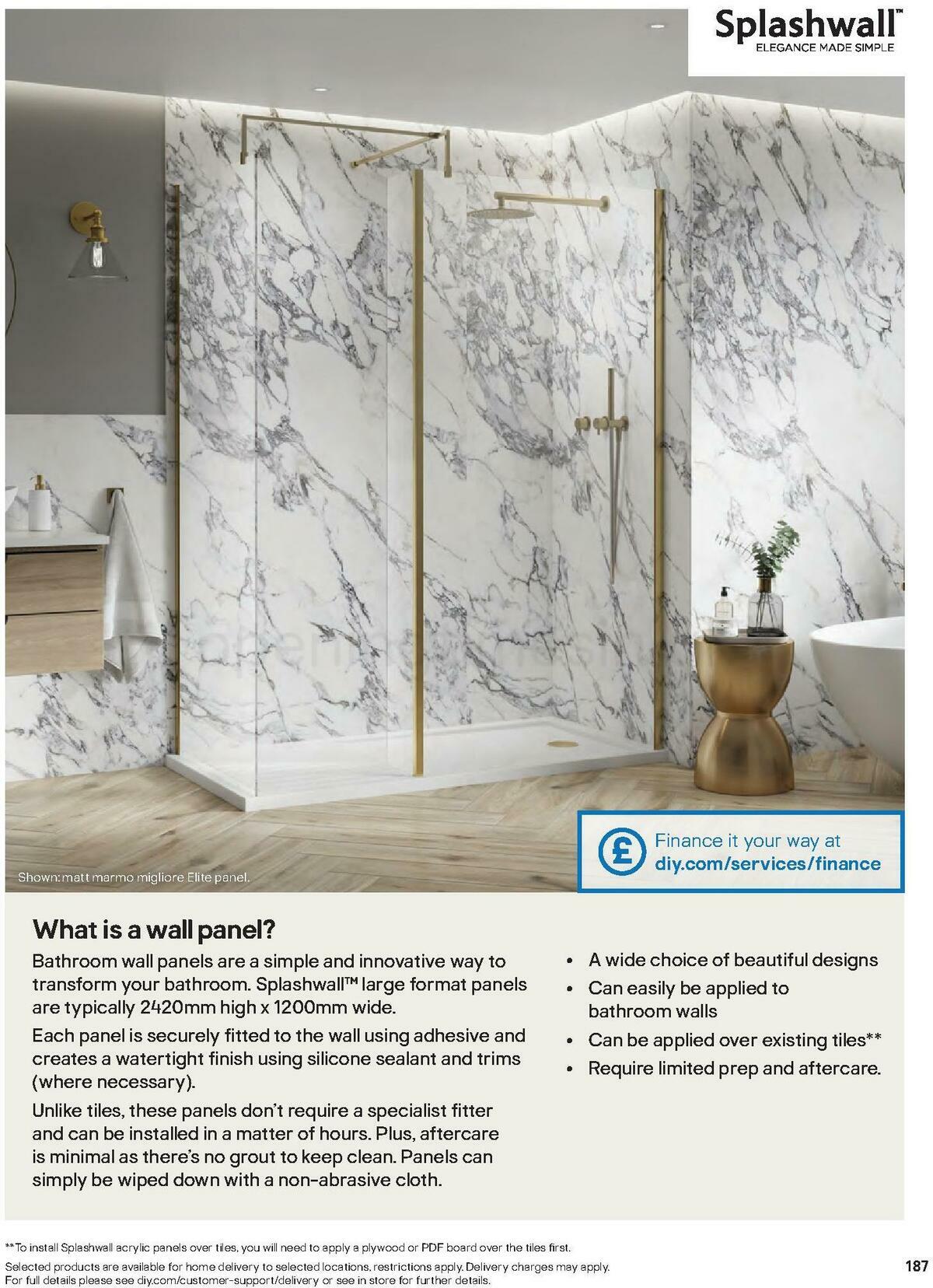 B&Q Bathrooms Offers from 27 June