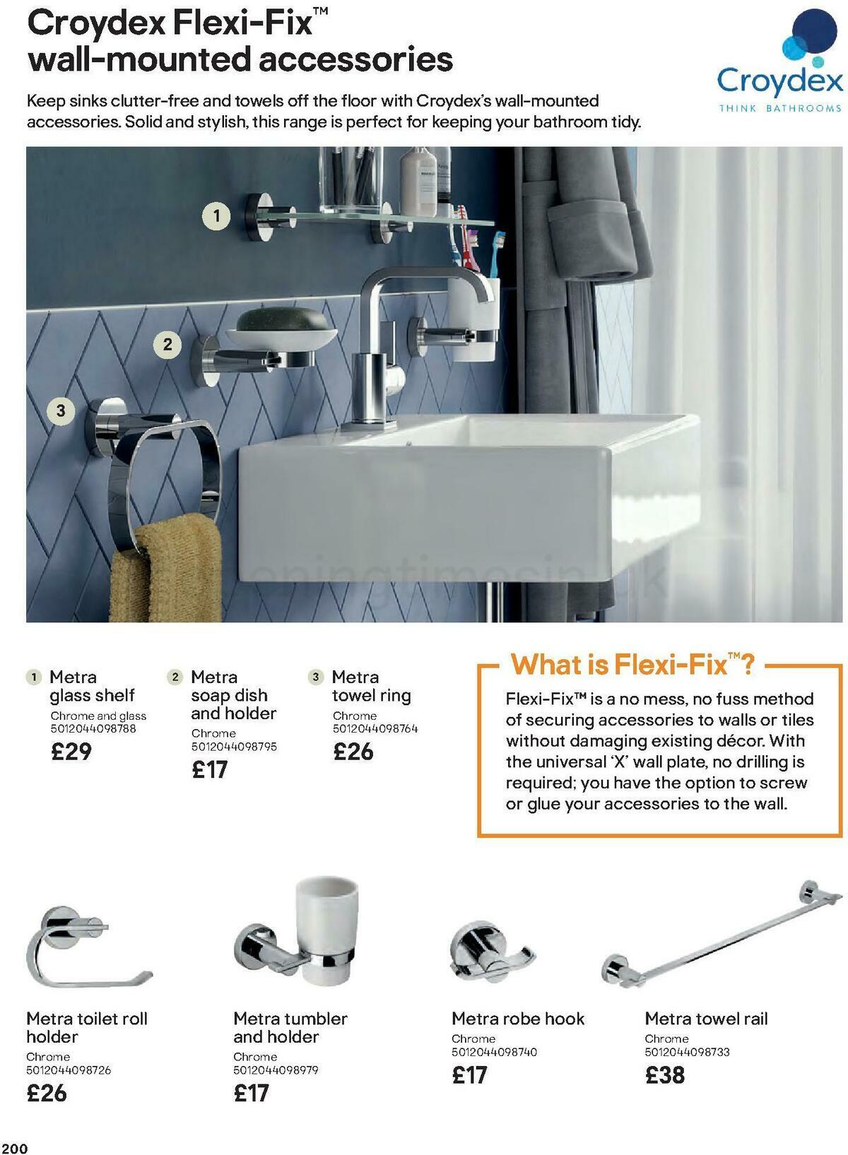 B&Q Bathrooms Offers from 27 June
