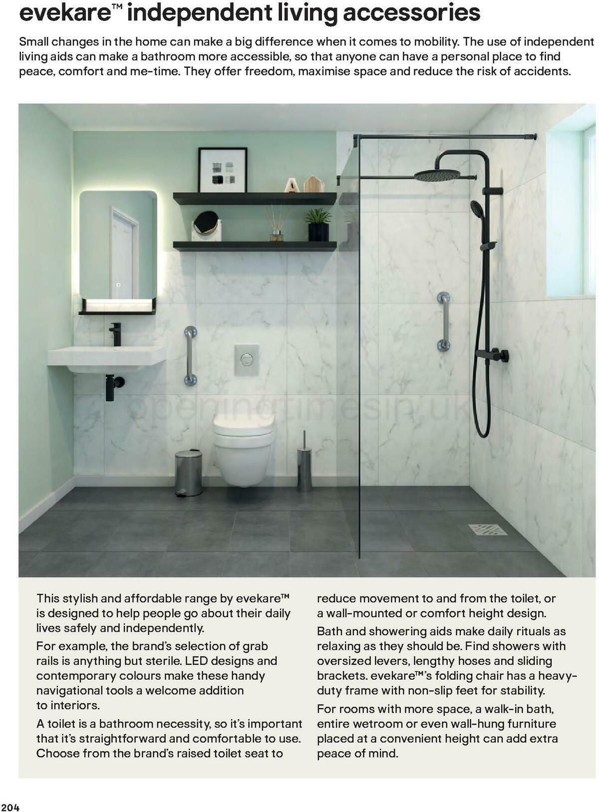 B&Q Bathrooms Offers from 27 June