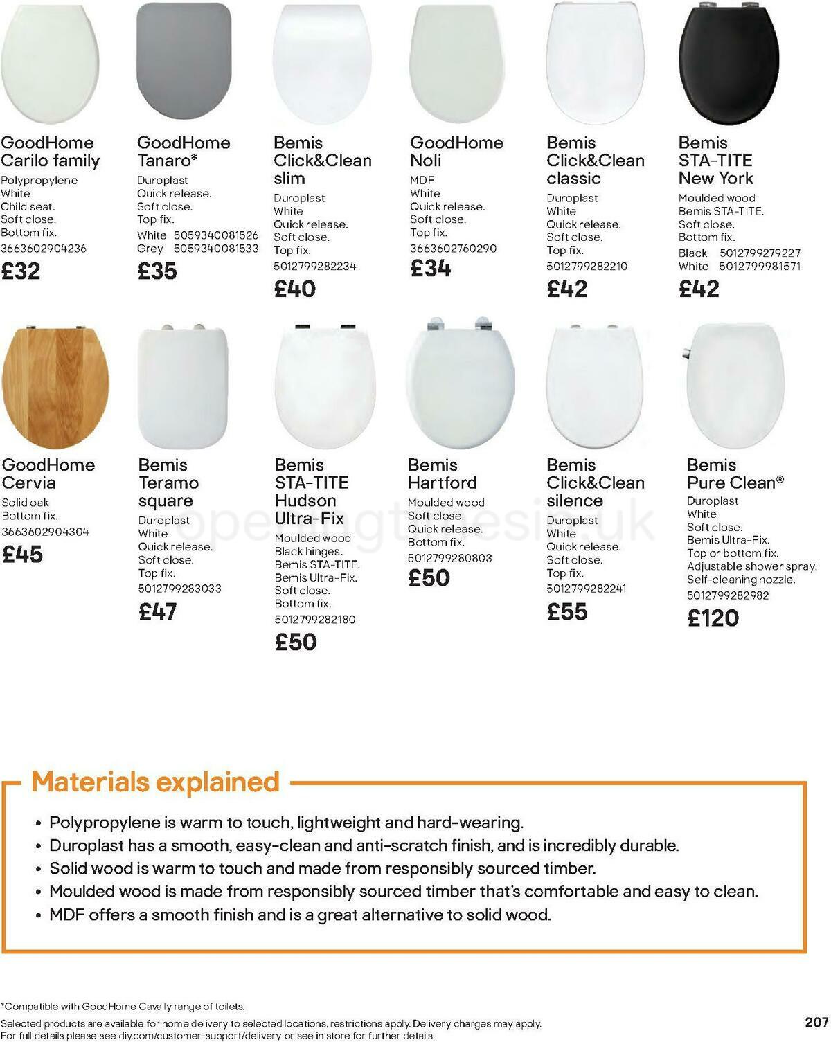 B&Q Bathrooms Offers from 27 June