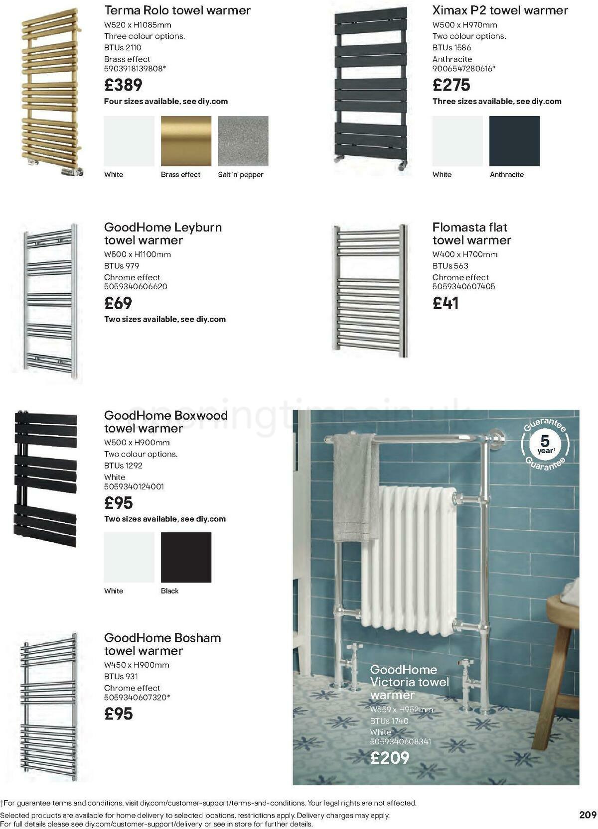 B&Q Bathrooms Offers from 27 June