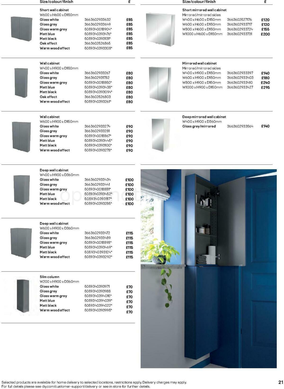 B&Q Bathrooms Offers from 27 June