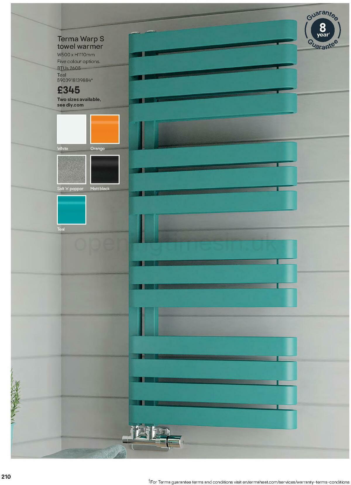 B&Q Bathrooms Offers from 27 June