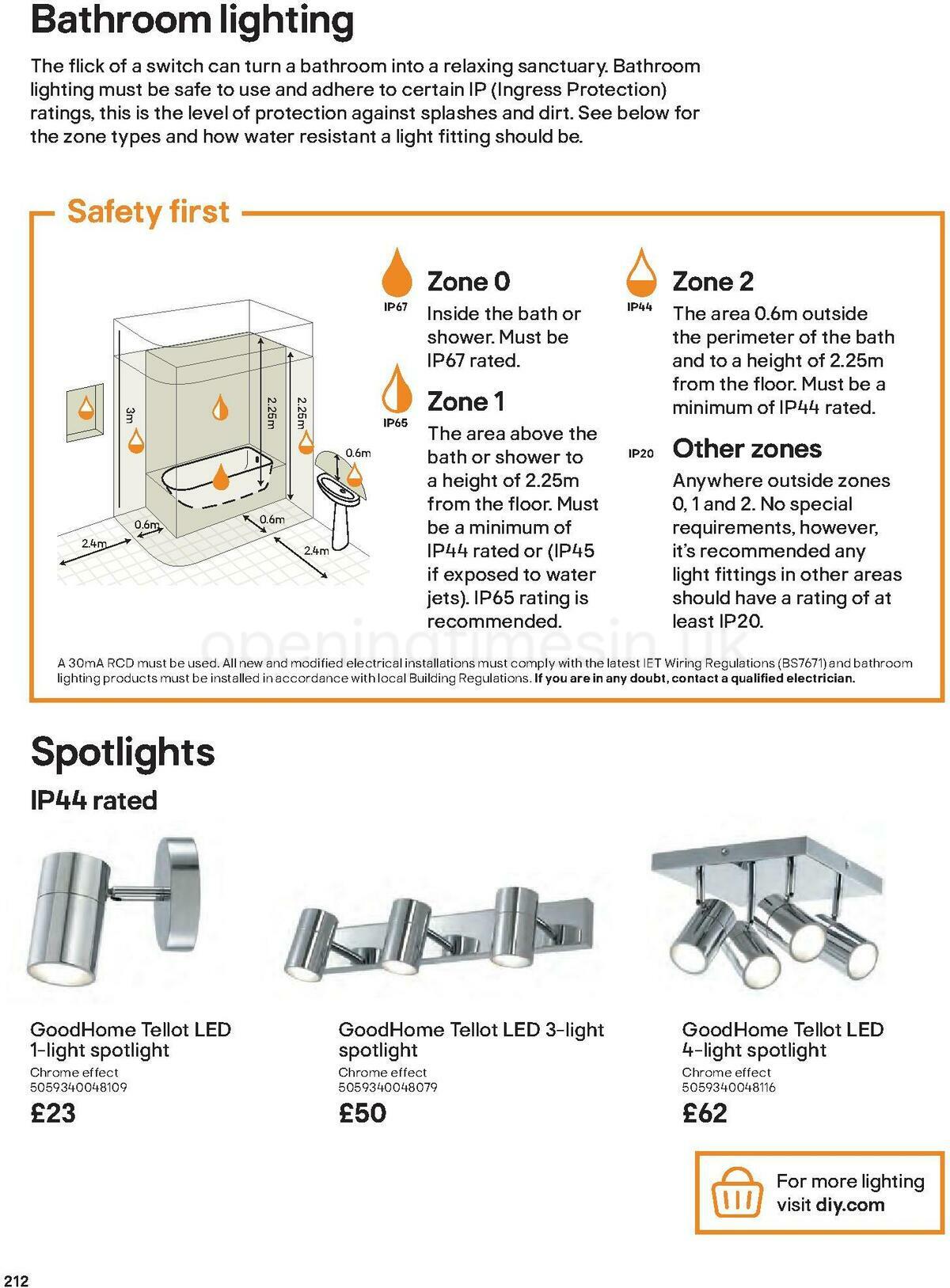 B&Q Bathrooms Offers from 27 June