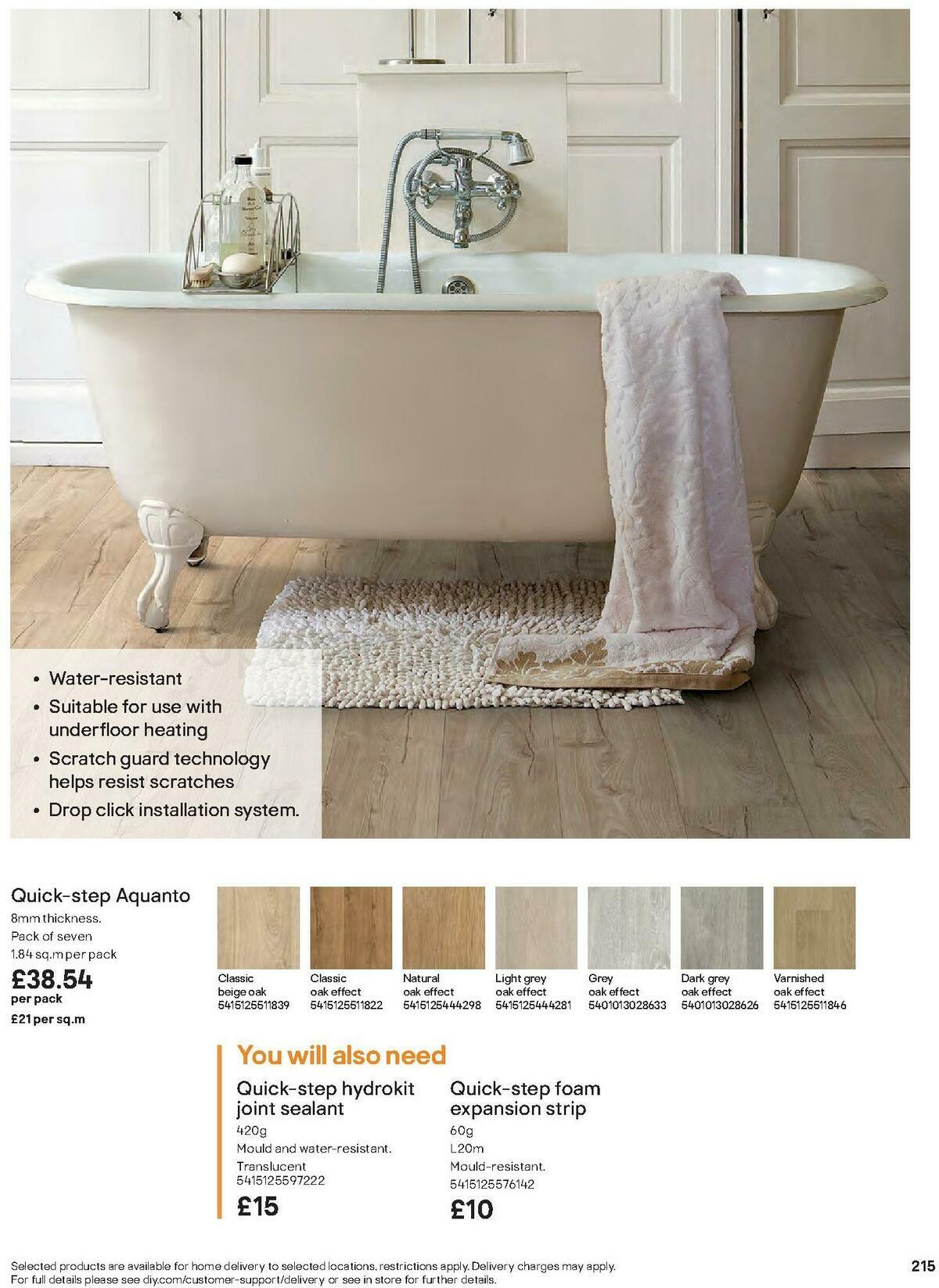 B&Q Bathrooms Offers from 27 June