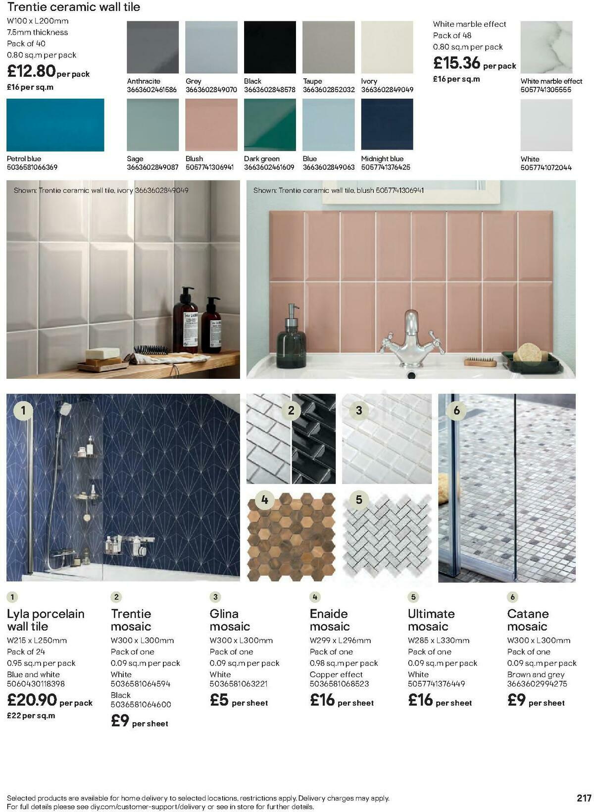 B&Q Bathrooms Offers from 27 June