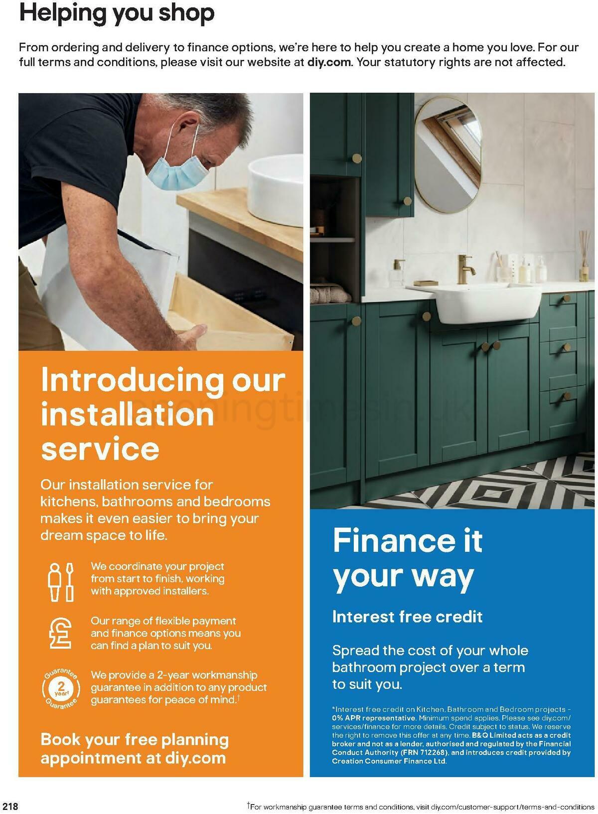 B&Q Bathrooms Offers from 27 June