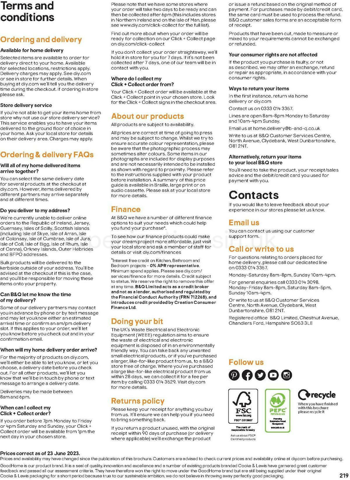 B&Q Bathrooms Offers from 27 June