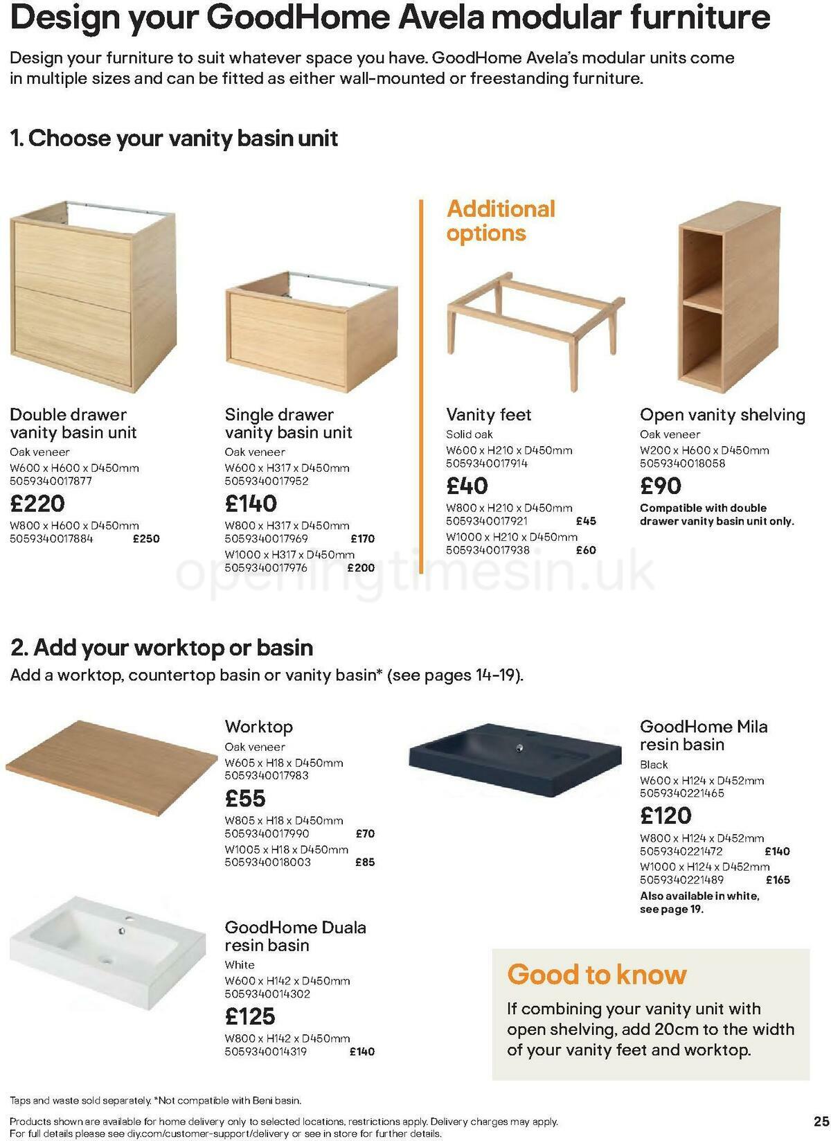 B&Q Bathrooms Offers from 27 June