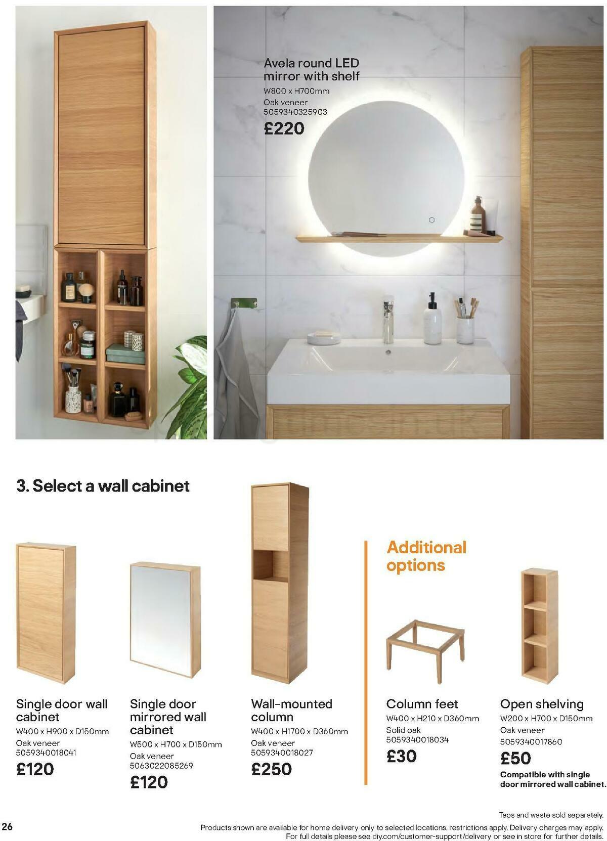 B&Q Bathrooms Offers from 27 June