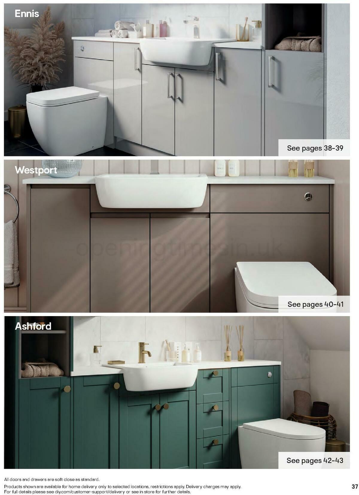 B&Q Bathrooms Offers from 27 June