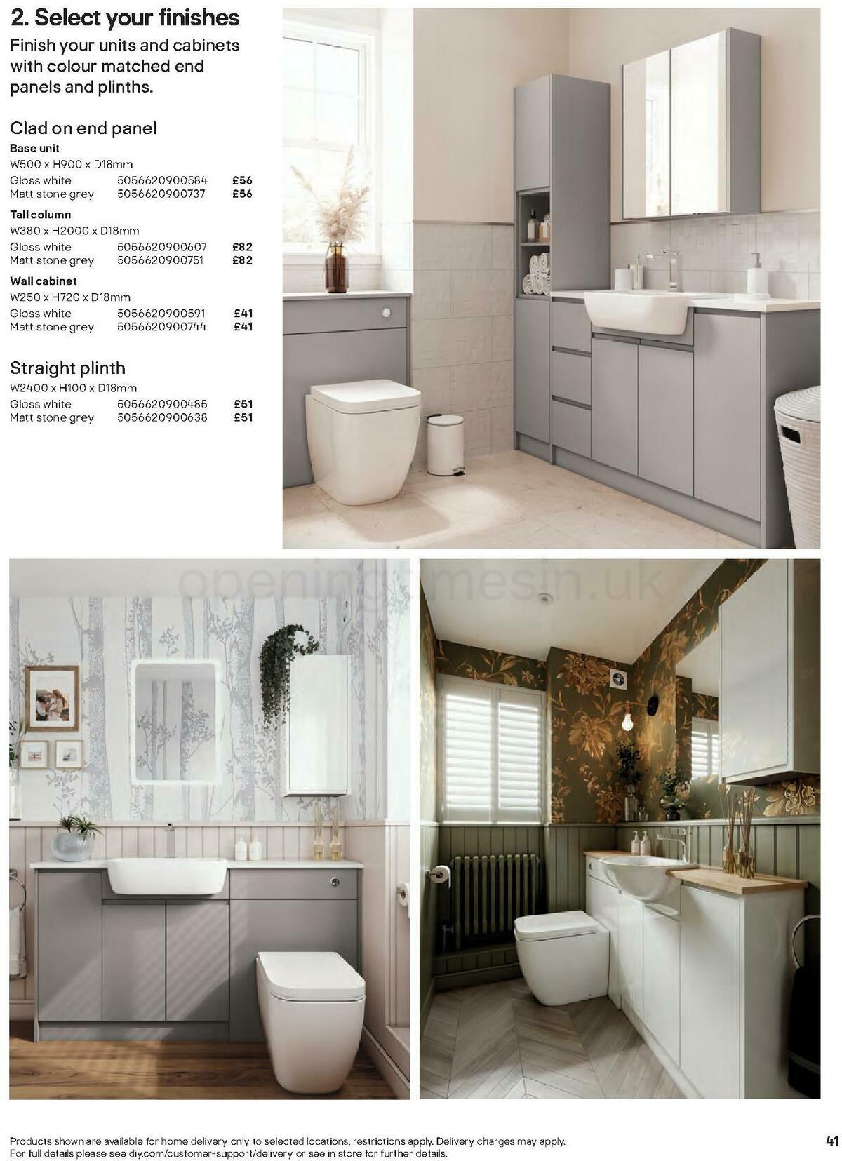 B&Q Bathrooms Offers from 27 June