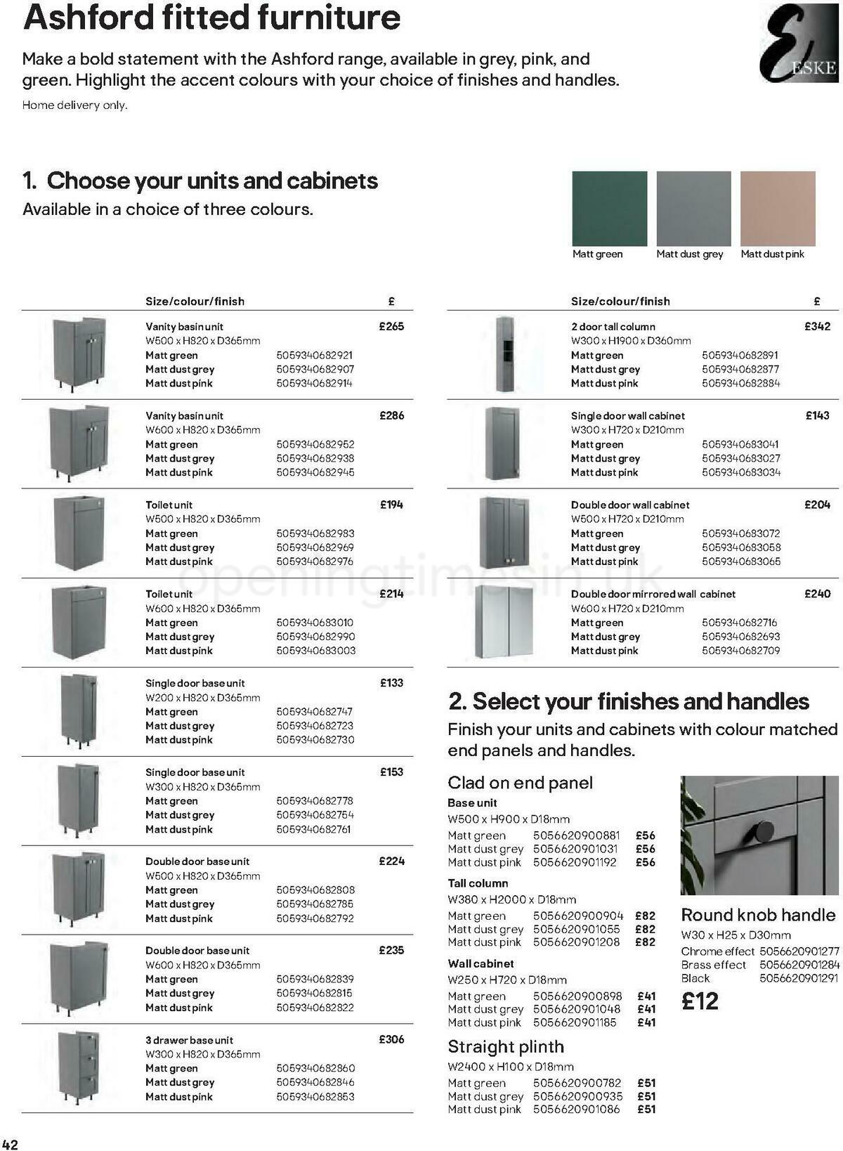 B&Q Bathrooms Offers from 27 June