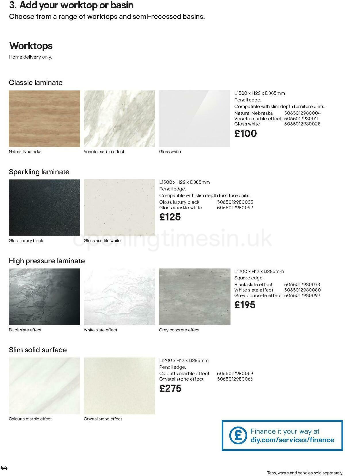 B&Q Bathrooms Offers from 27 June