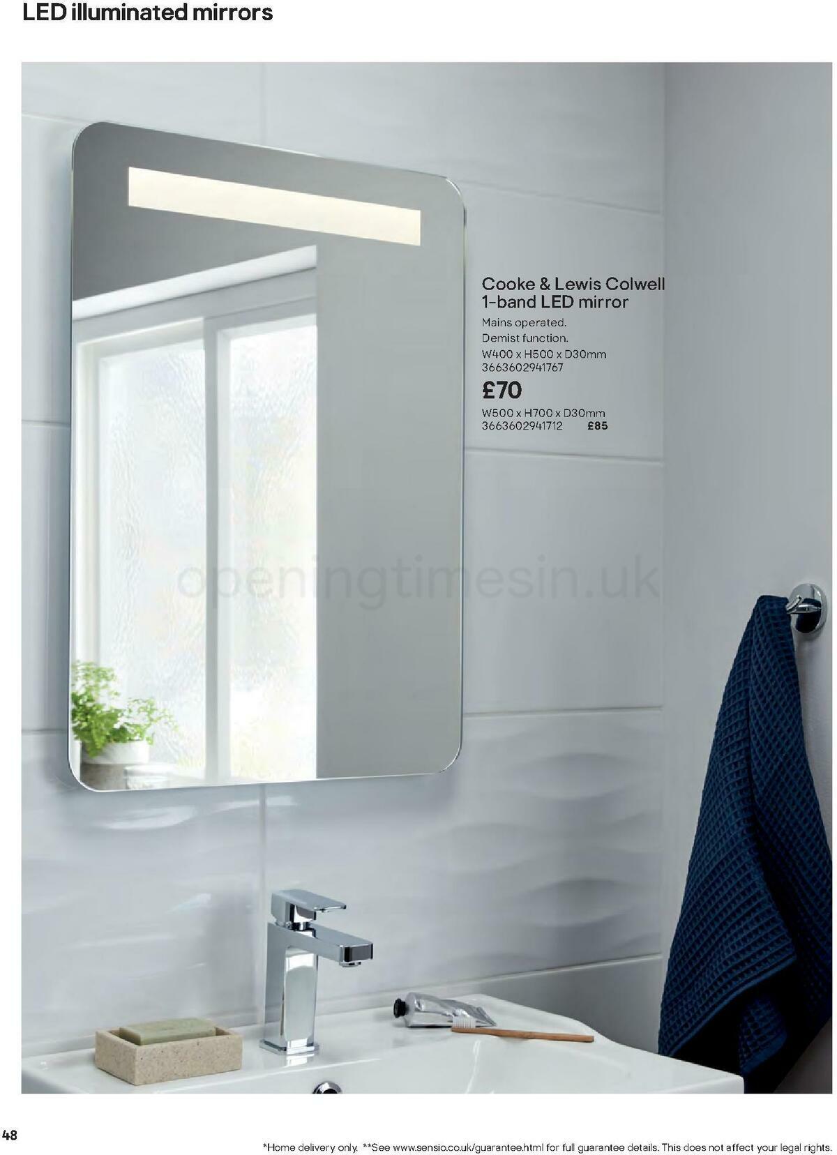 B&Q Bathrooms Offers from 27 June