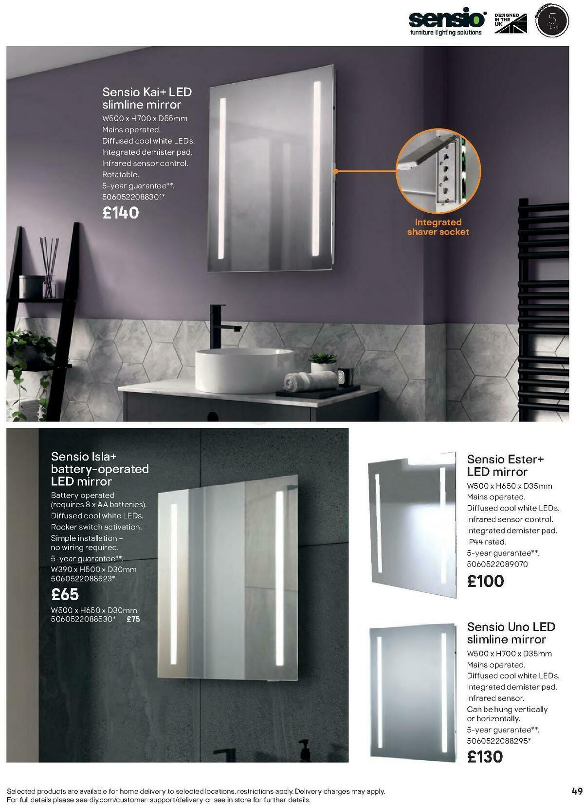 B&Q Bathrooms Offers from 27 June