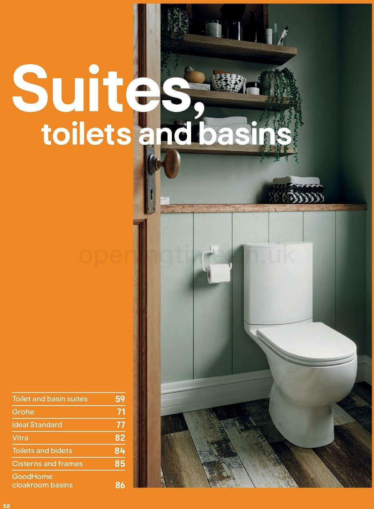 B&Q Bathrooms Offers from 27 June
