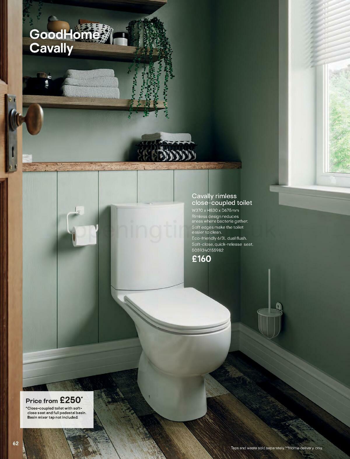 B&Q Bathrooms Offers from 27 June