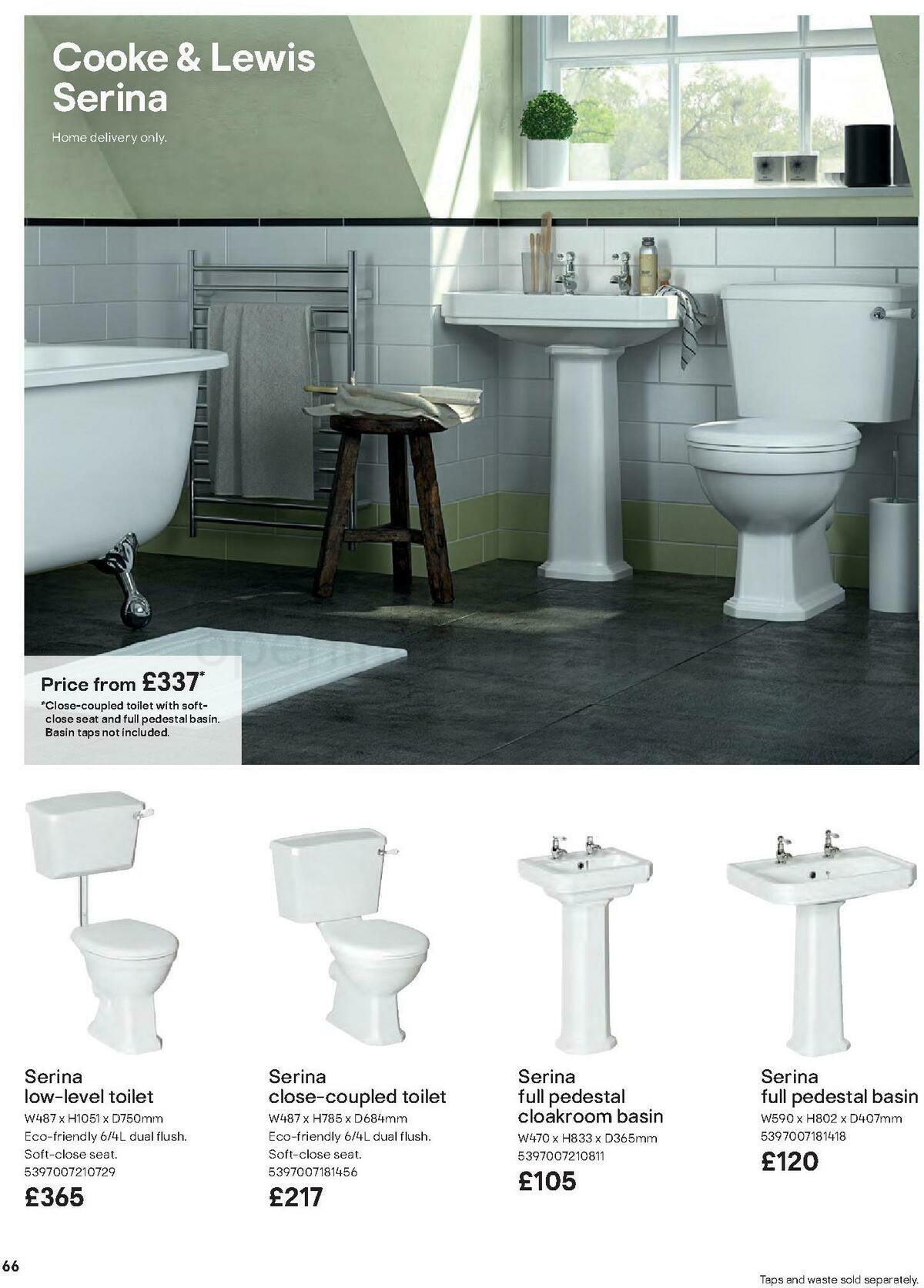 B&Q Bathrooms Offers from 27 June