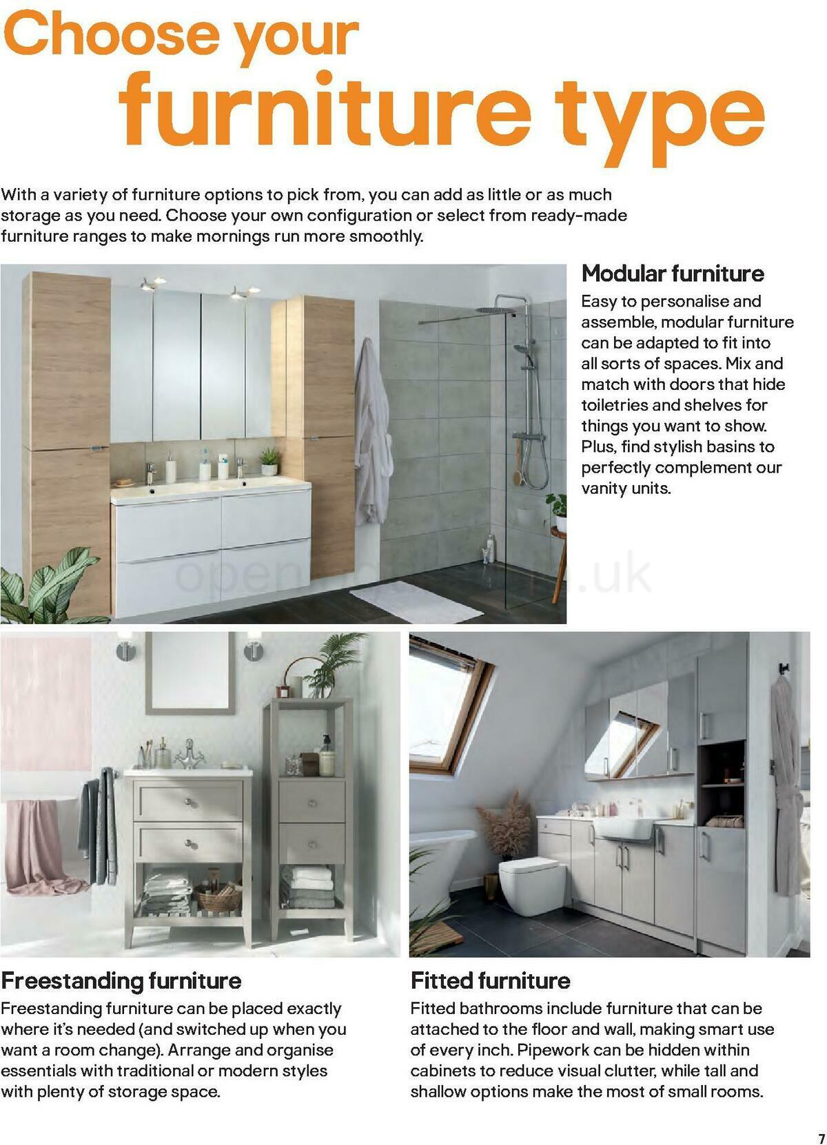 B&Q Bathrooms Offers from 27 June