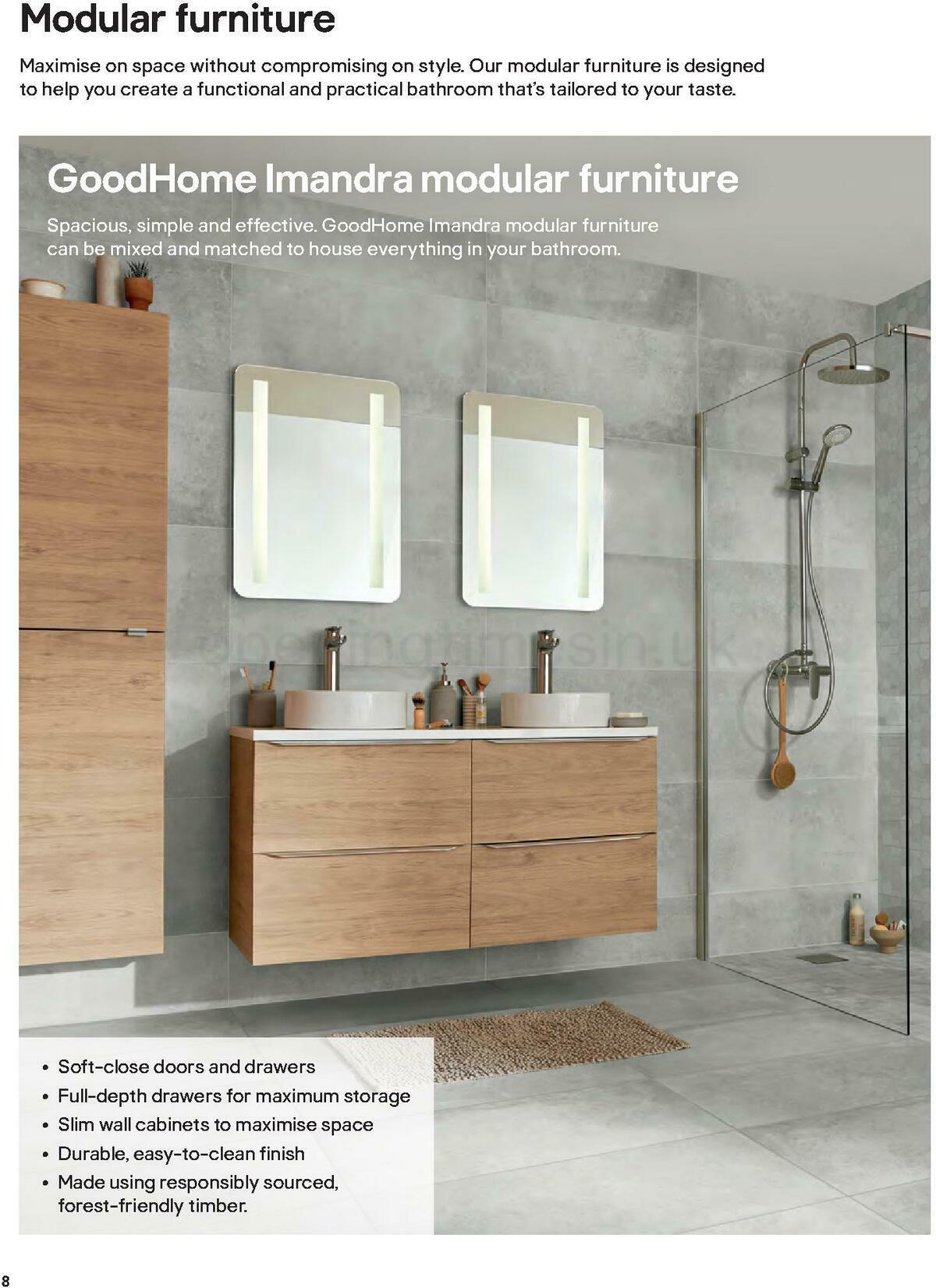 B&Q Bathrooms Offers from 27 June