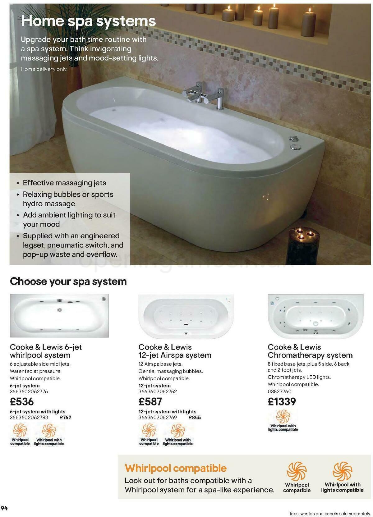 B&Q Bathrooms Offers from 27 June