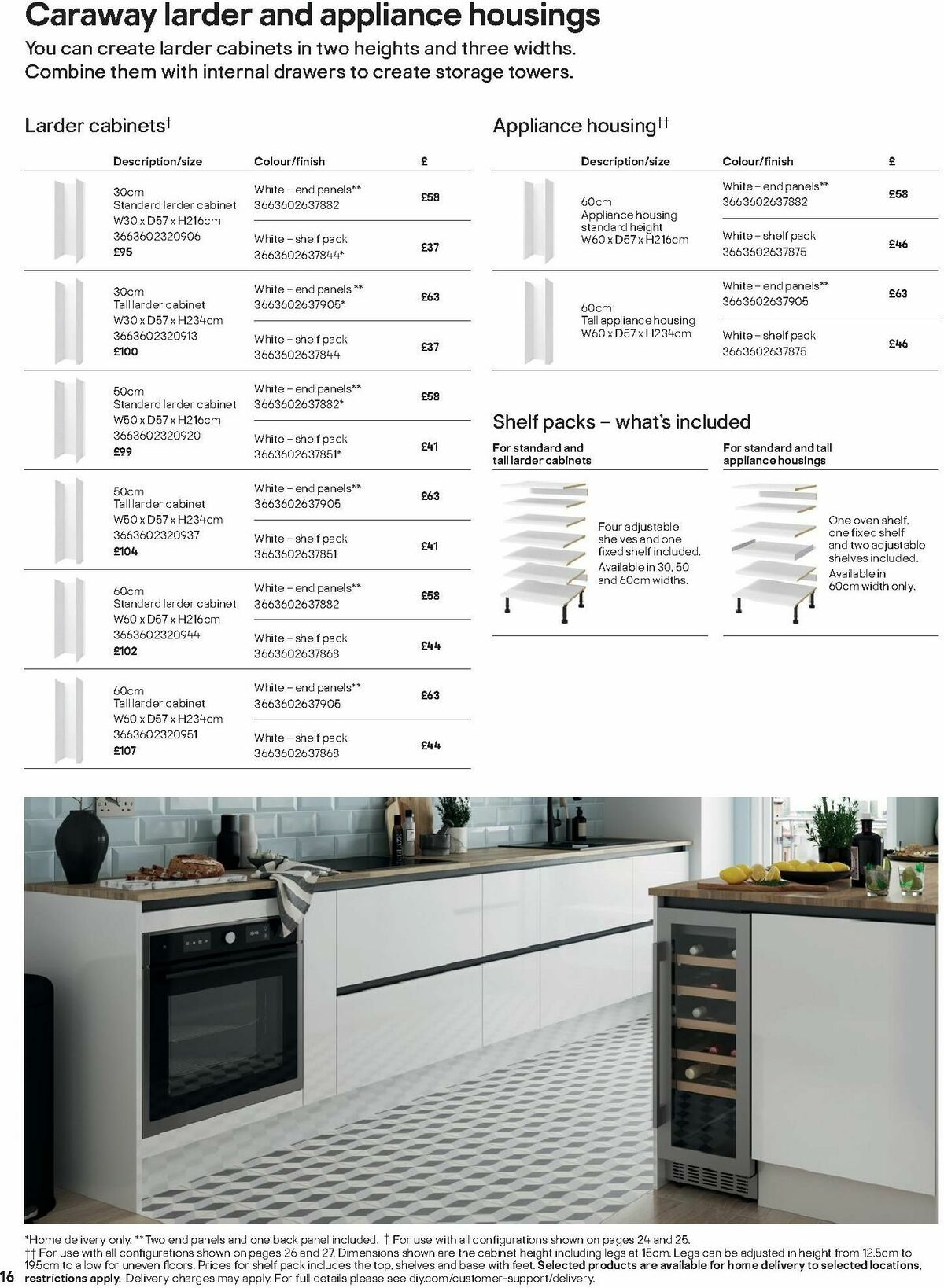 B&Q Kitchens Product & Cabinetry Guide Offers from 28 August