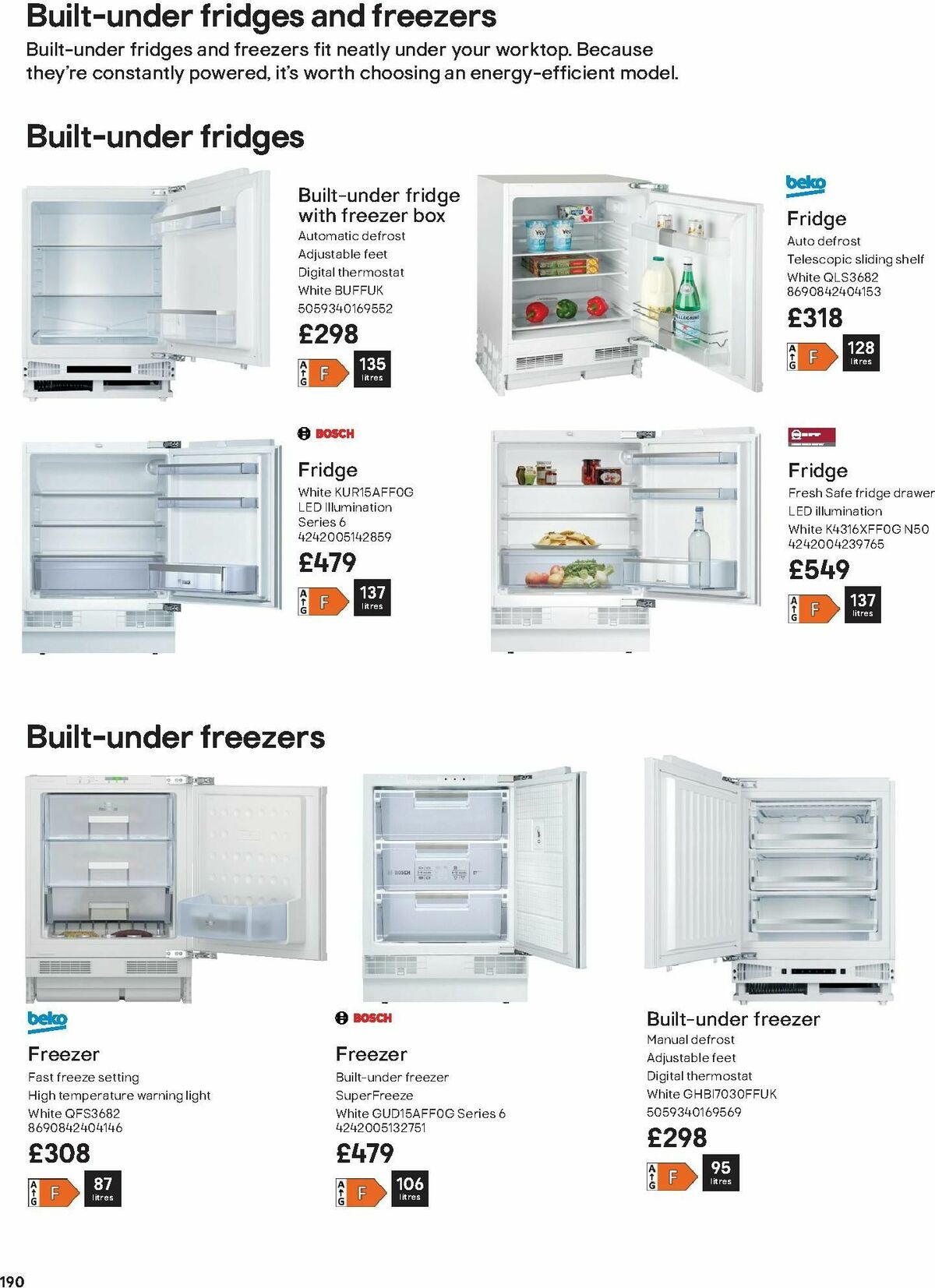 B&Q Kitchens Product & Cabinetry Guide Offers from 28 August