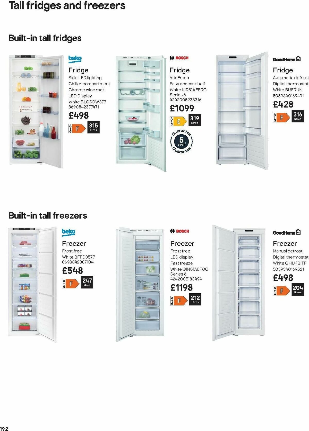 B&Q Kitchens Product & Cabinetry Guide Offers from 28 August