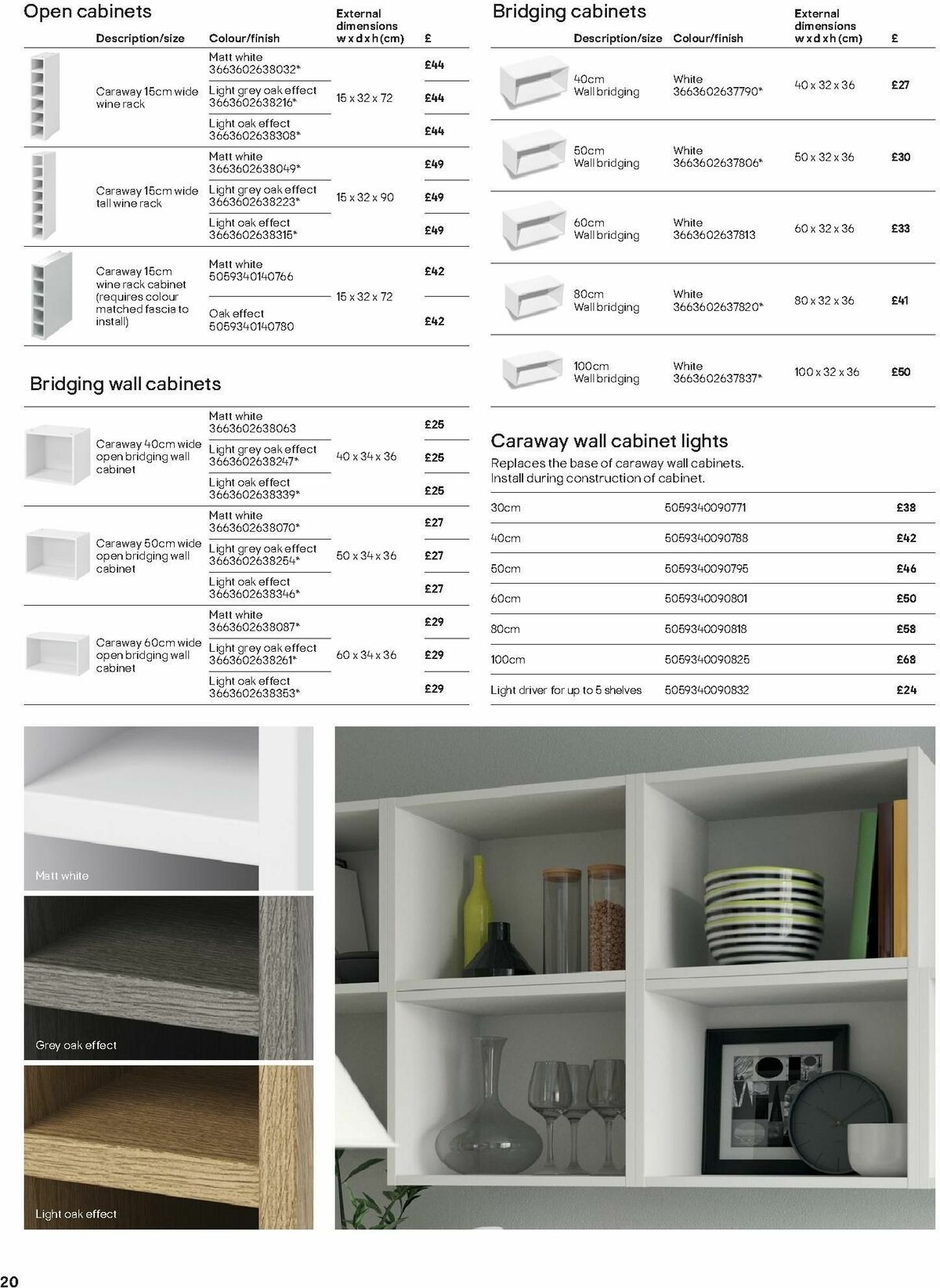 B&Q Kitchens Product & Cabinetry Guide Offers from 28 August