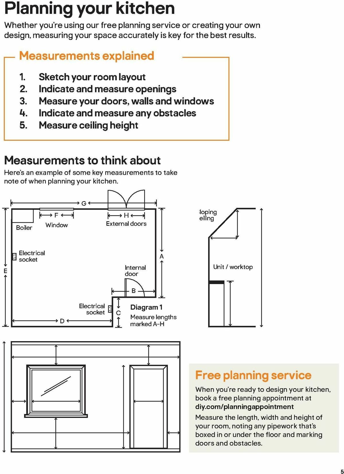 B&Q Kitchens Product & Cabinetry Guide Offers from 28 August