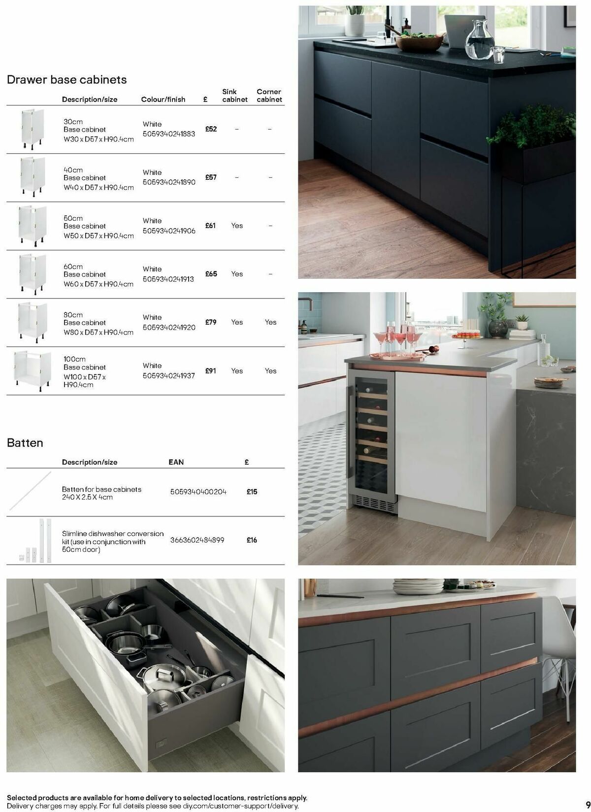 B&Q Kitchens Product & Cabinetry Guide Offers from 28 August